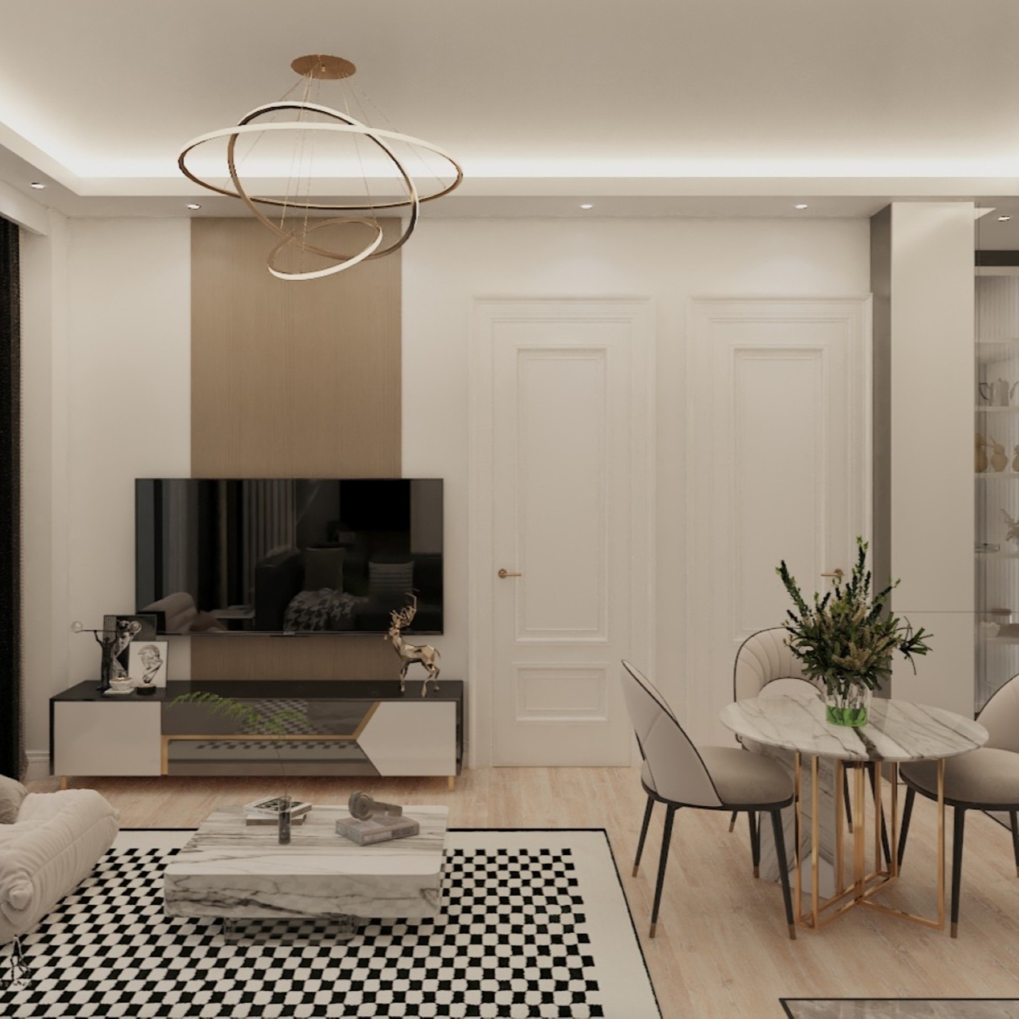 Luxury 1+1 Apartment with Sea and Mountain View in Mersin