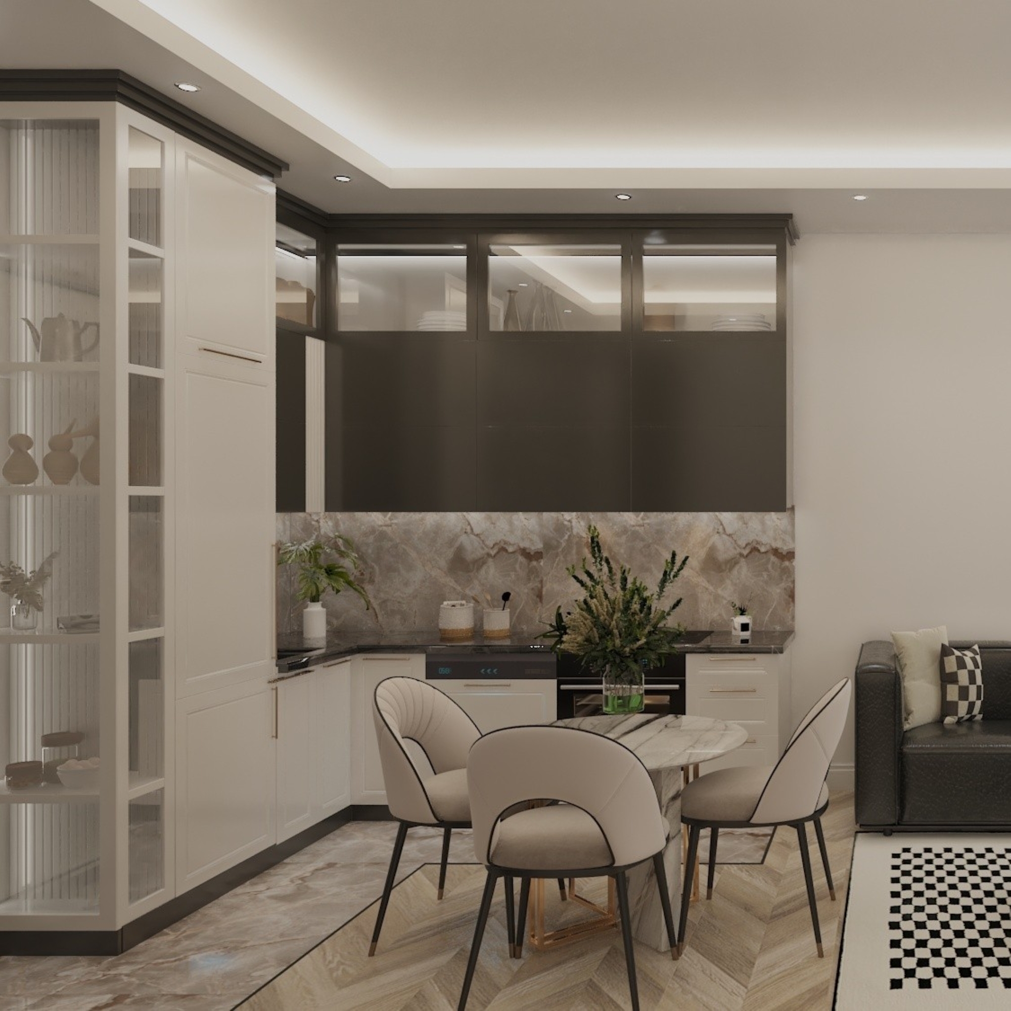Luxury 1+1 Apartment with Sea and Mountain View in Mersin