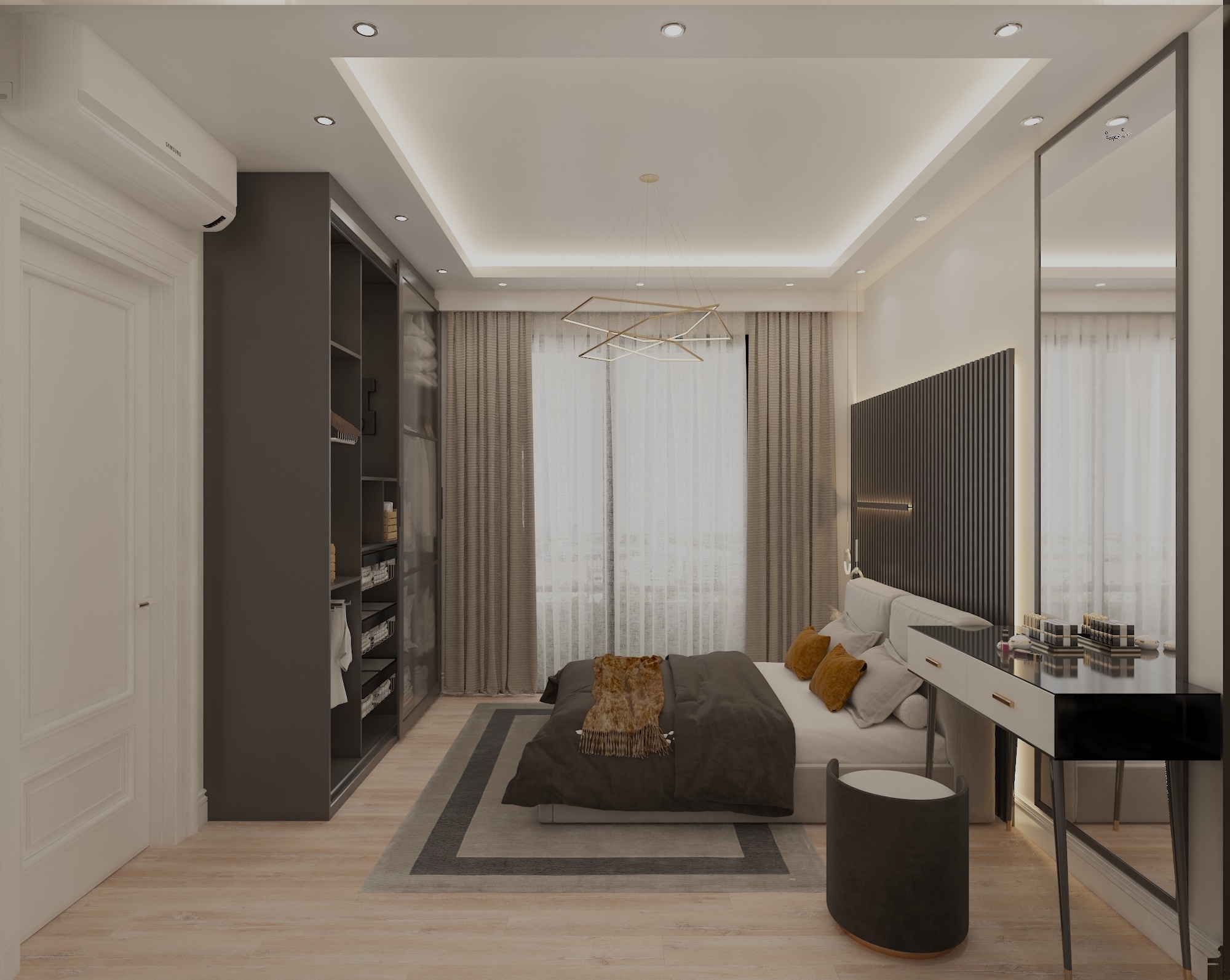 Luxury 1+1 Apartment with Sea and Mountain View in Mersin