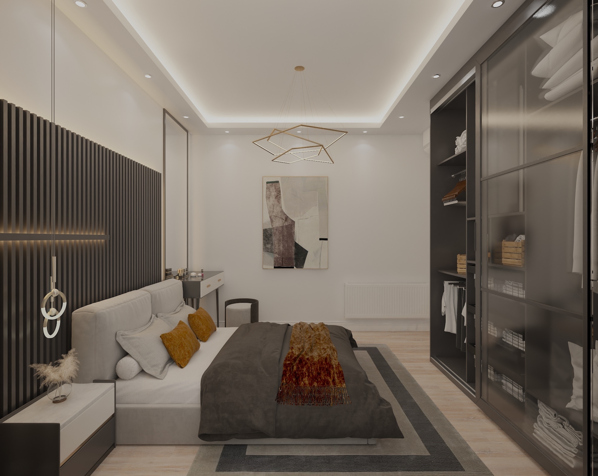 Luxury 1+1 Apartment with Sea and Mountain View in Mersin