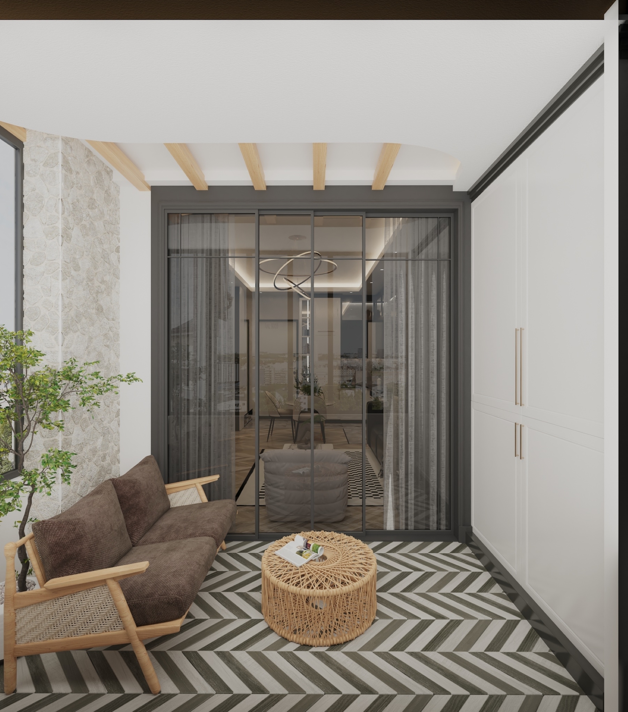 Luxury 1+1 Apartment with Sea and Mountain View in Mersin