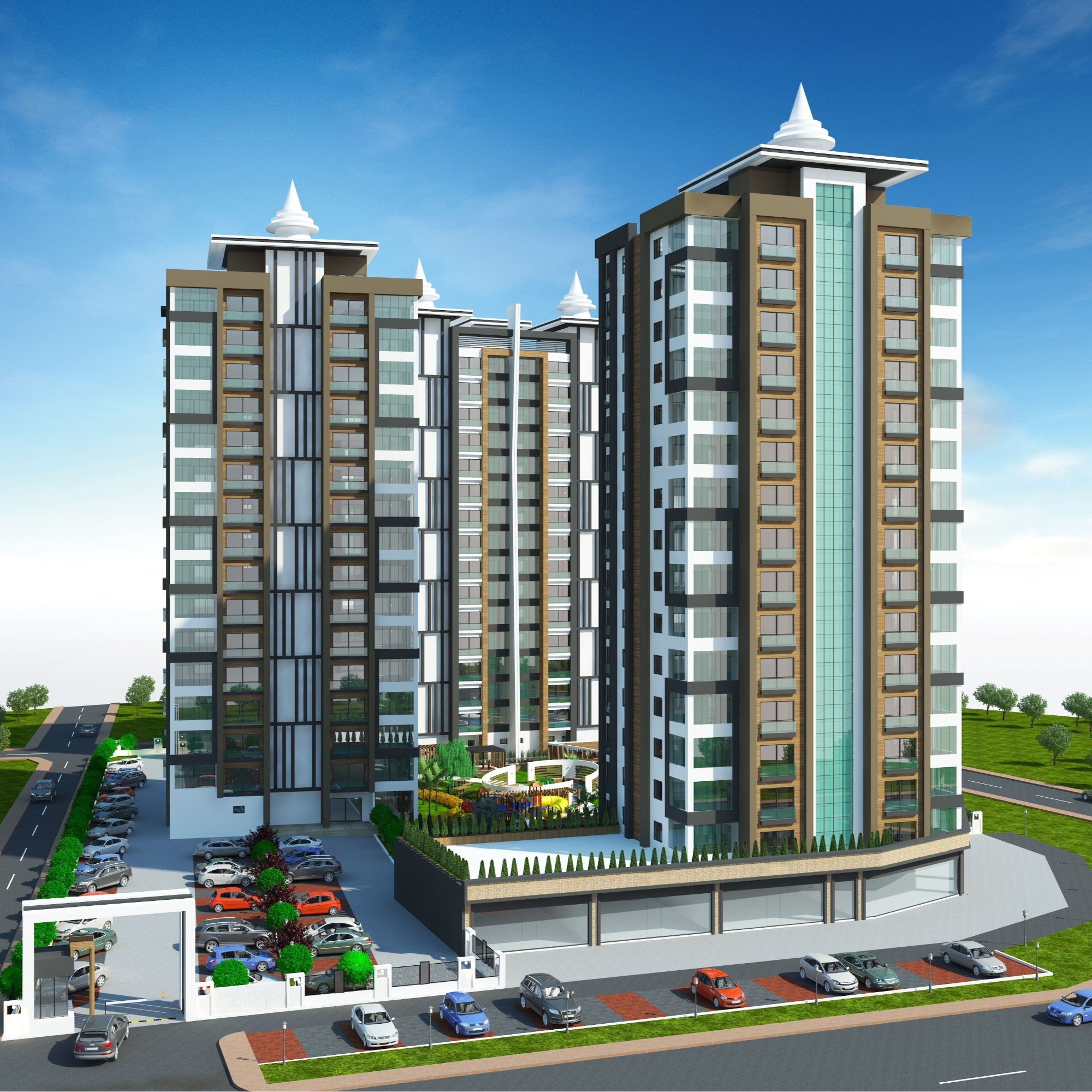 Luxury 4+1 Apartment with Sea and Mountain Views in Mersin-Tece
