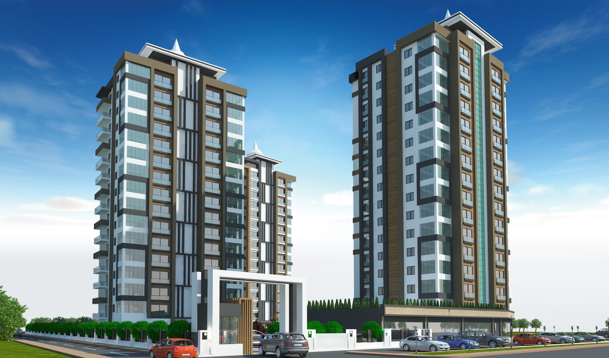Luxury 4+1 Apartment with Sea and Mountain Views in Mersin-Tece