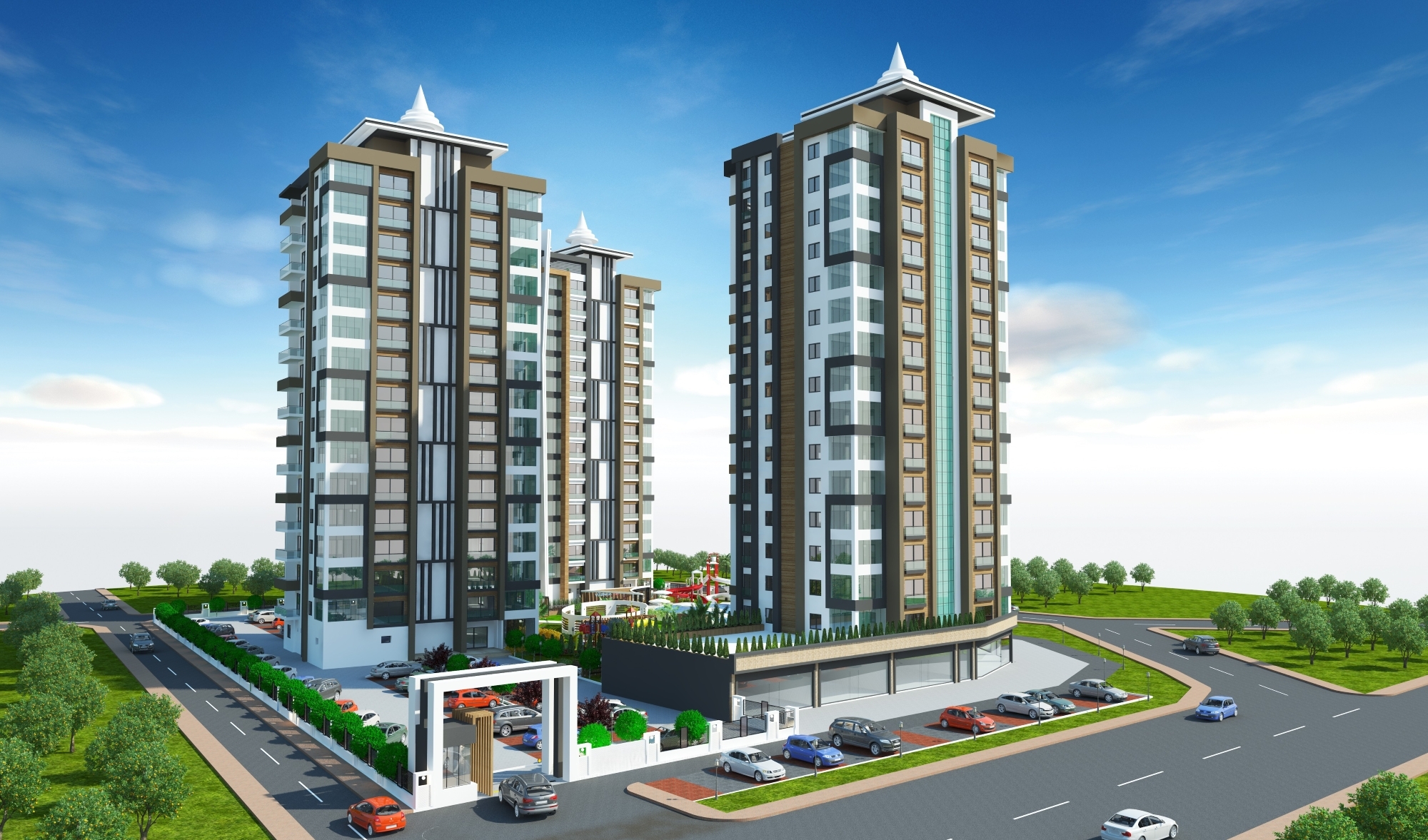 Luxury 4+1 Apartment with Sea and Mountain Views in Mersin-Tece