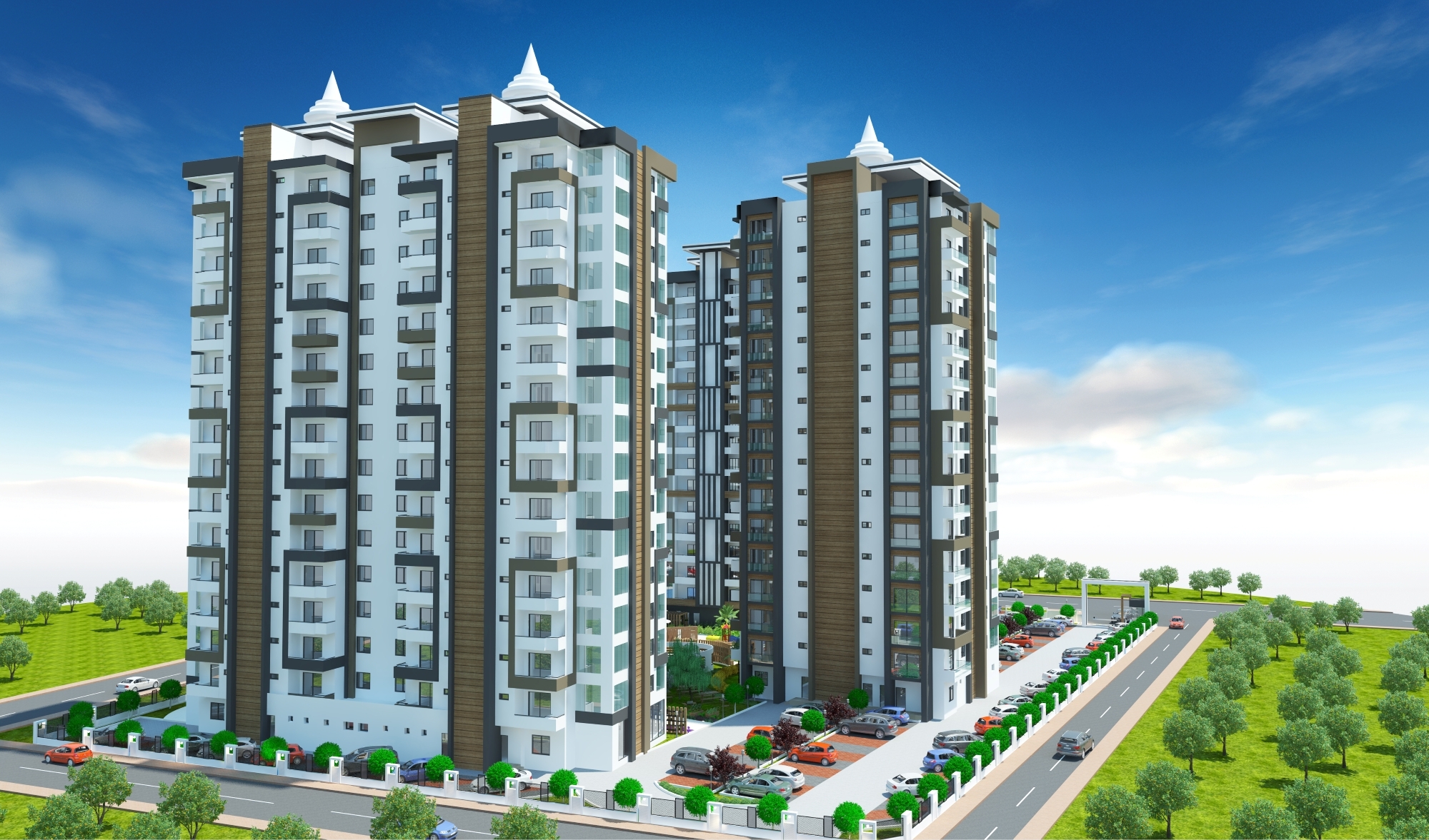 Luxury 4+1 Apartment with Sea and Mountain Views in Mersin-Tece
