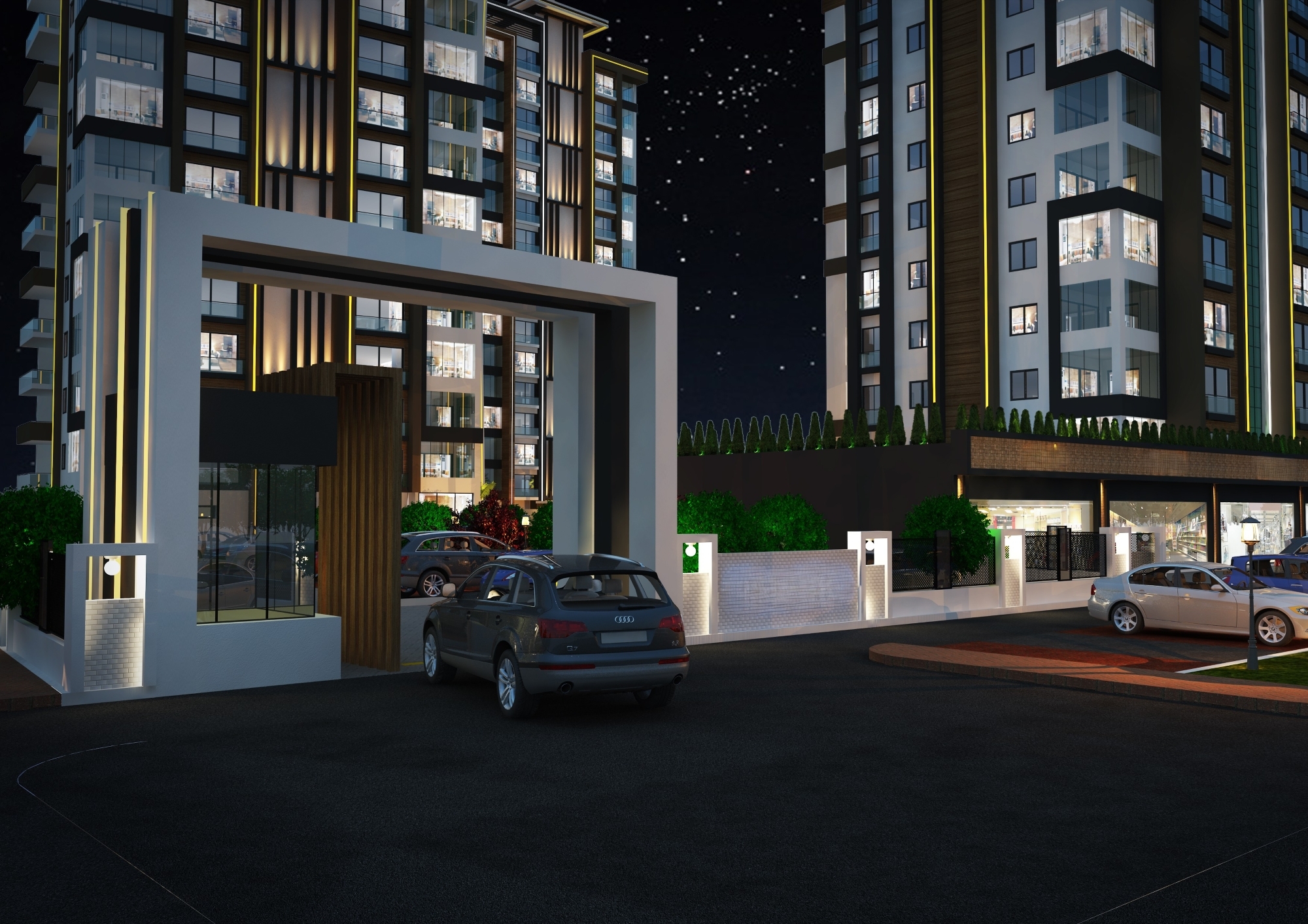 Luxury 4+1 Apartment with Sea and Mountain Views in Mersin-Tece