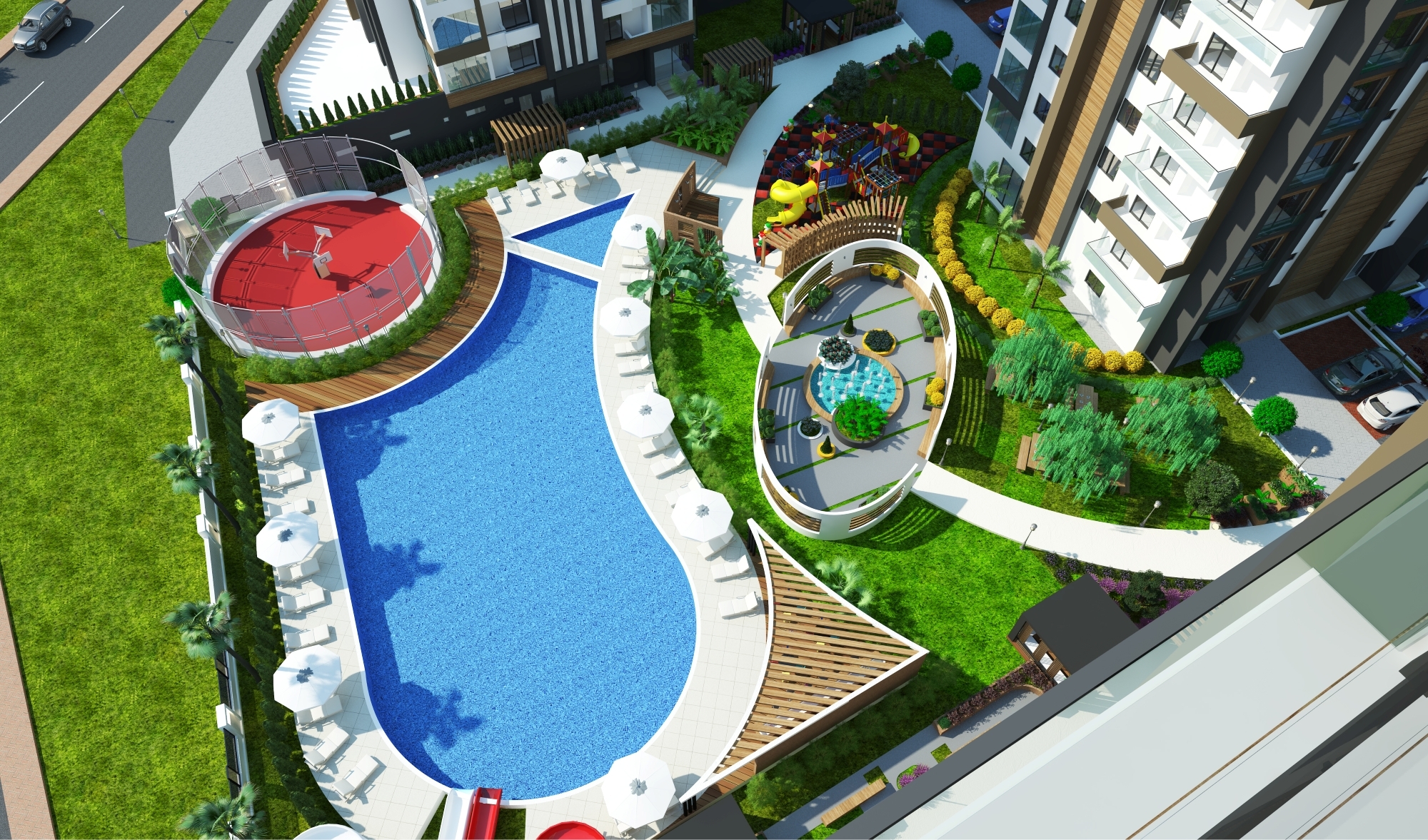 Luxury 4+1 Apartment with Sea and Mountain Views in Mersin-Tece