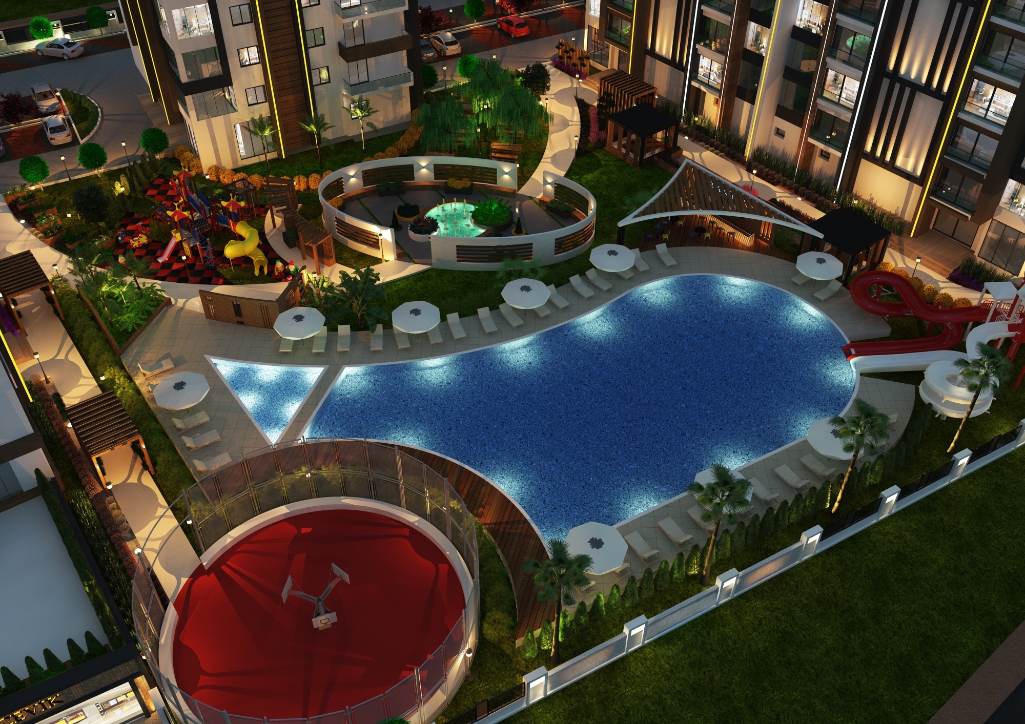 Luxury 4+1 Apartment with Sea and Mountain Views in Mersin-Tece