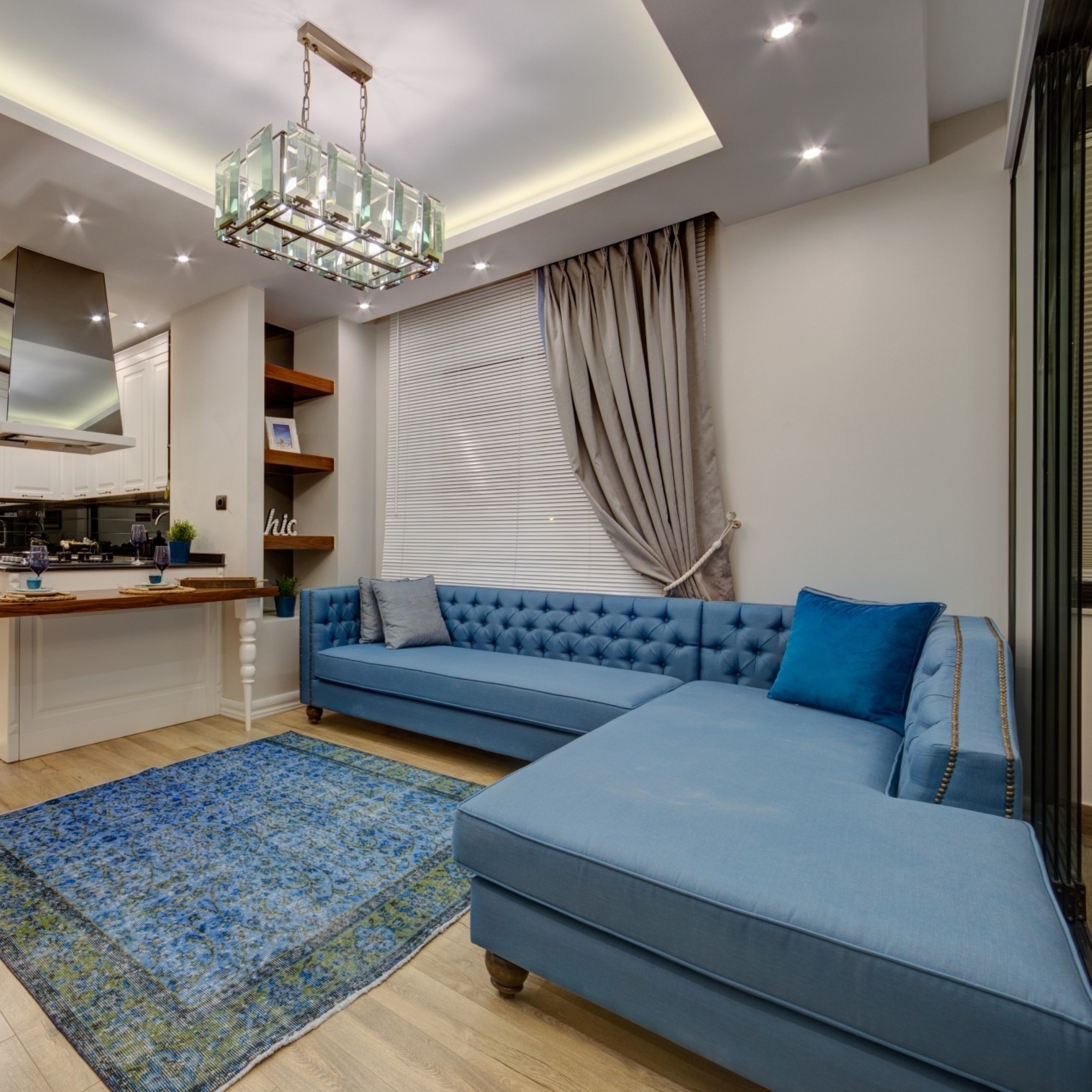 Luxury 4+1 Apartment with Sea and Mountain Views in Mersin-Tece