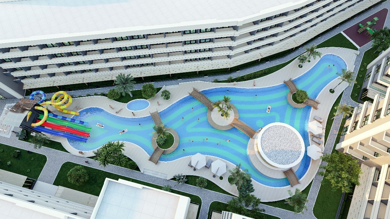 Luxury 1+1 Apartment with Sea and Mountain Views in Mersin