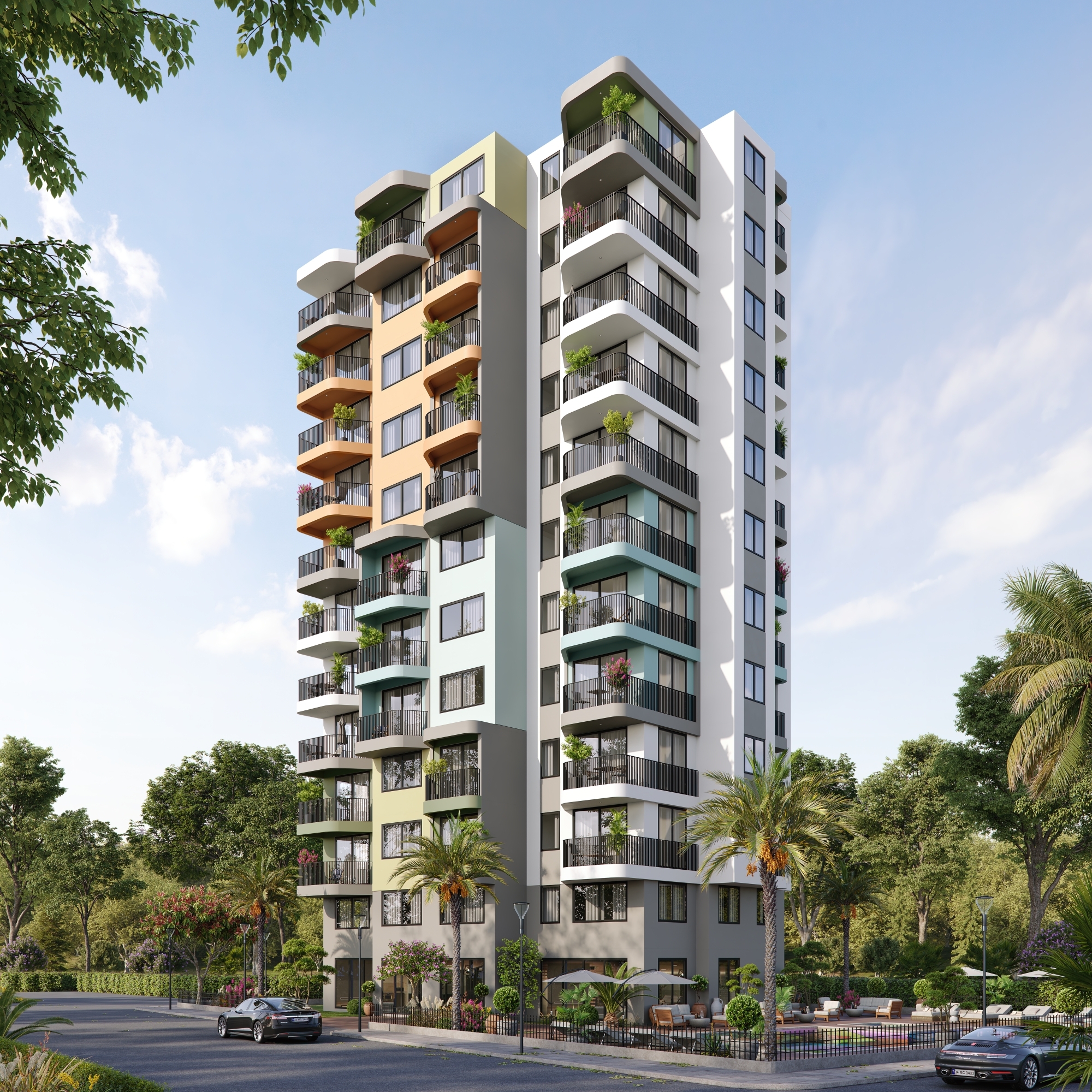 Luxury 1+1 Apartment with Pool in AYAŞ, MERSIN