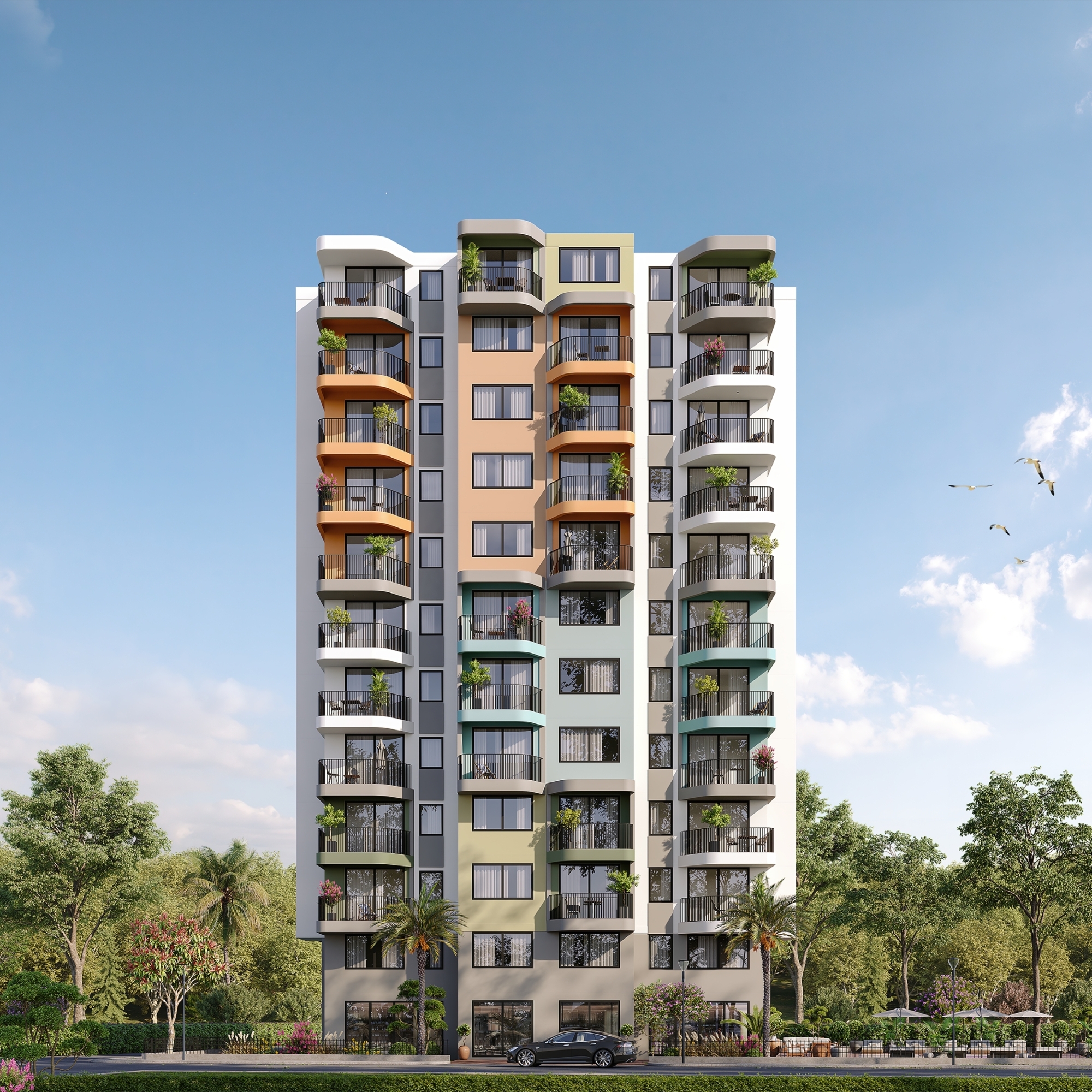 Luxury 1+1 Apartment with Pool in AYAŞ, MERSIN