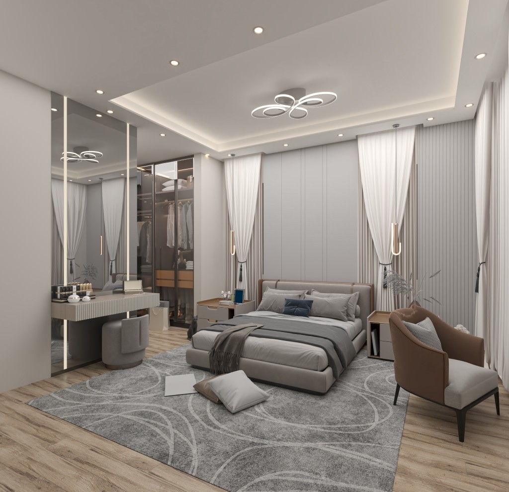 Luxury 2+1 Apartment with Mountain View, Mersin-Mezitli