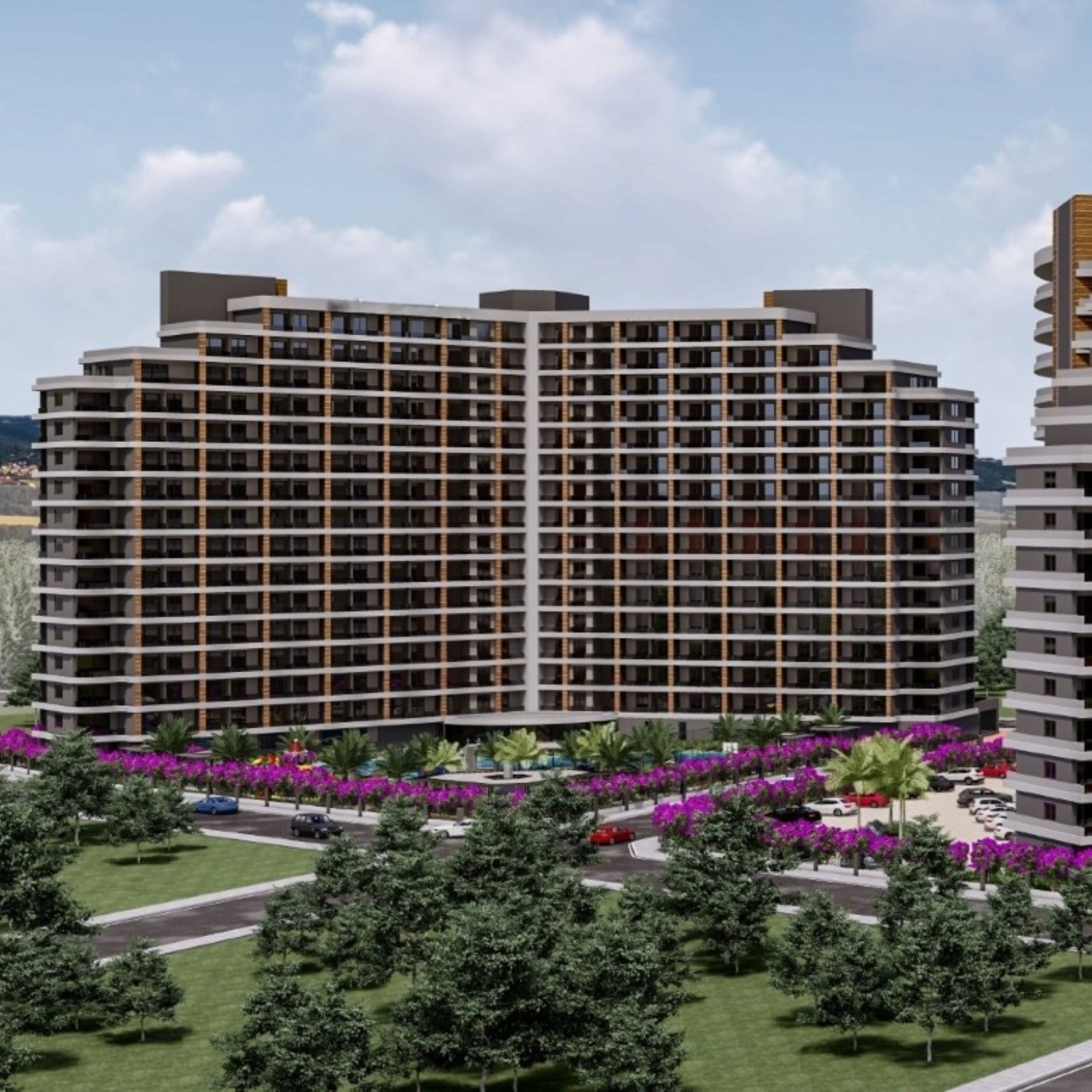 Mountain View 2+1 Apartment in Tomuk, Mersin