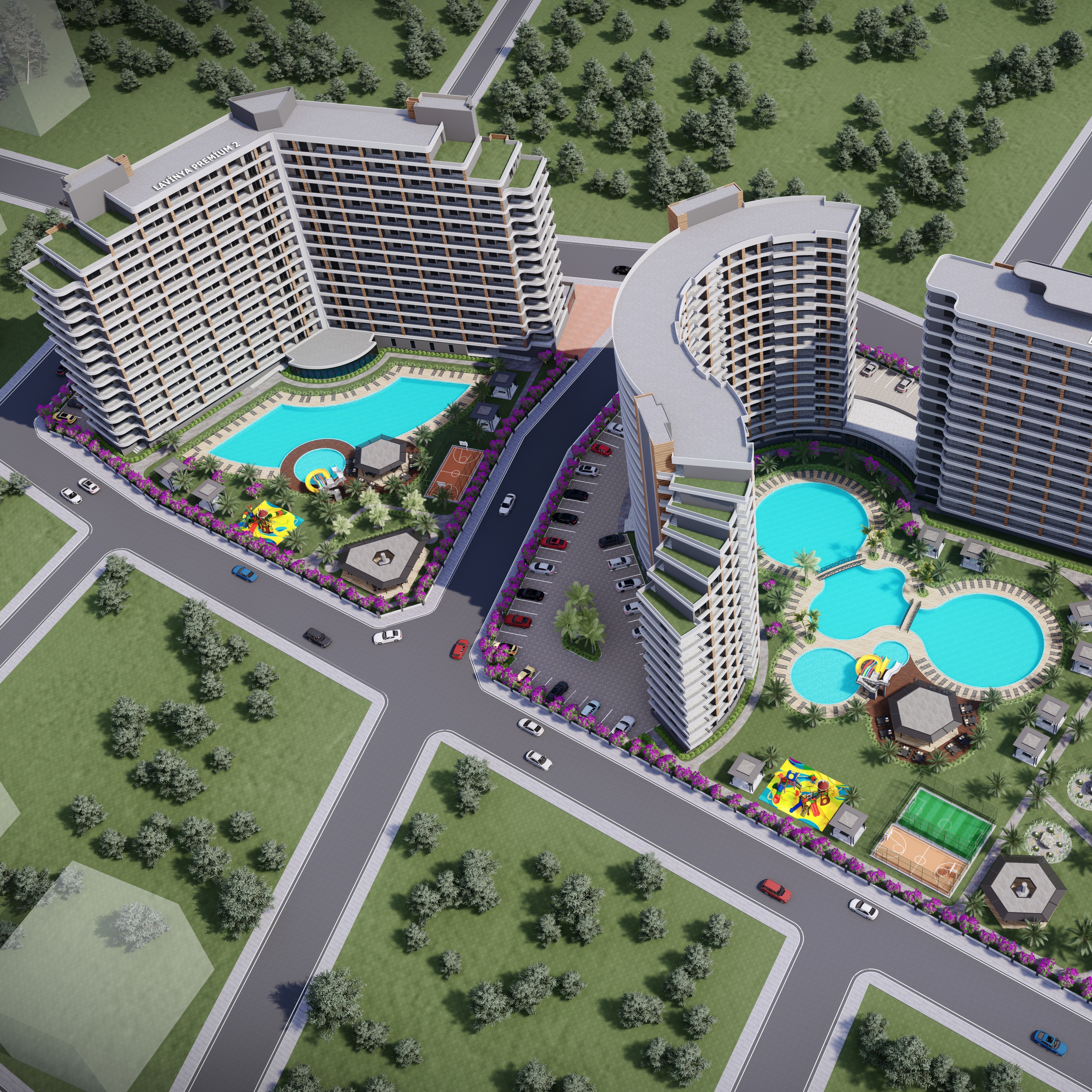 Mountain View 2+1 Apartment in Tomuk, Mersin