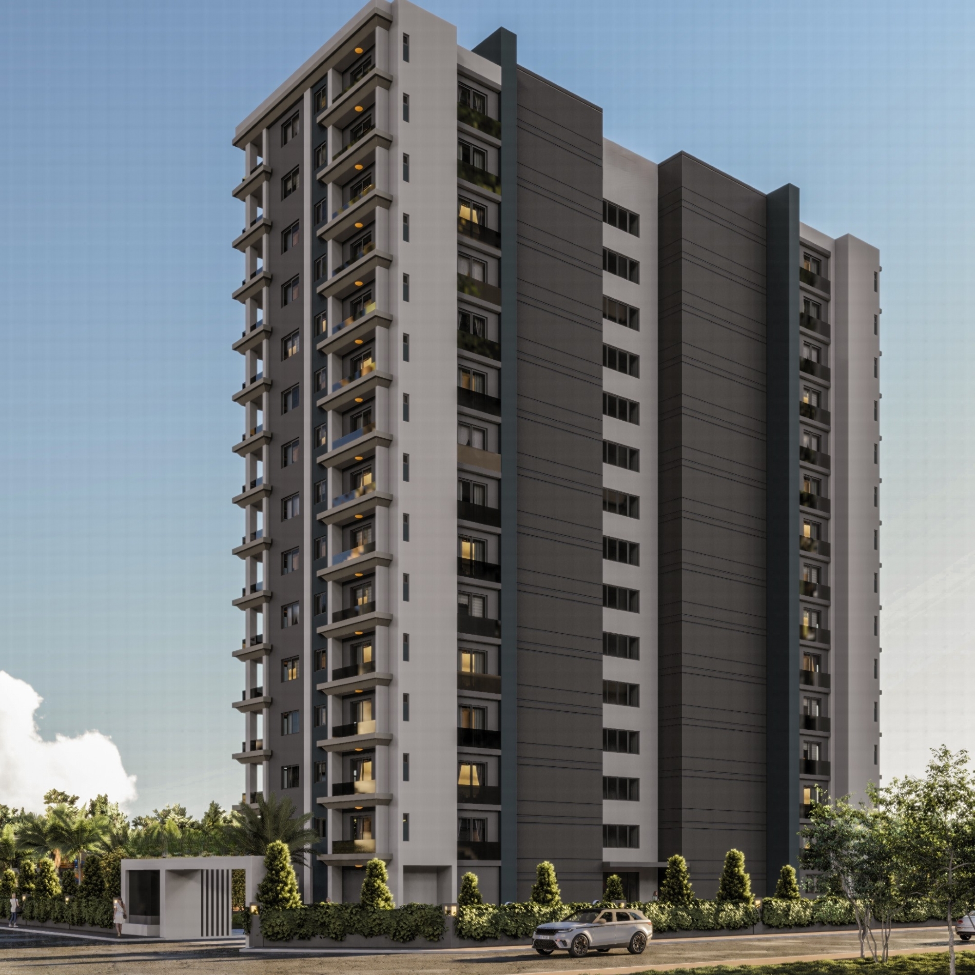 Luxury 1+1 Apartment with Sea and Mountain Views in Cesmeli, Mersin