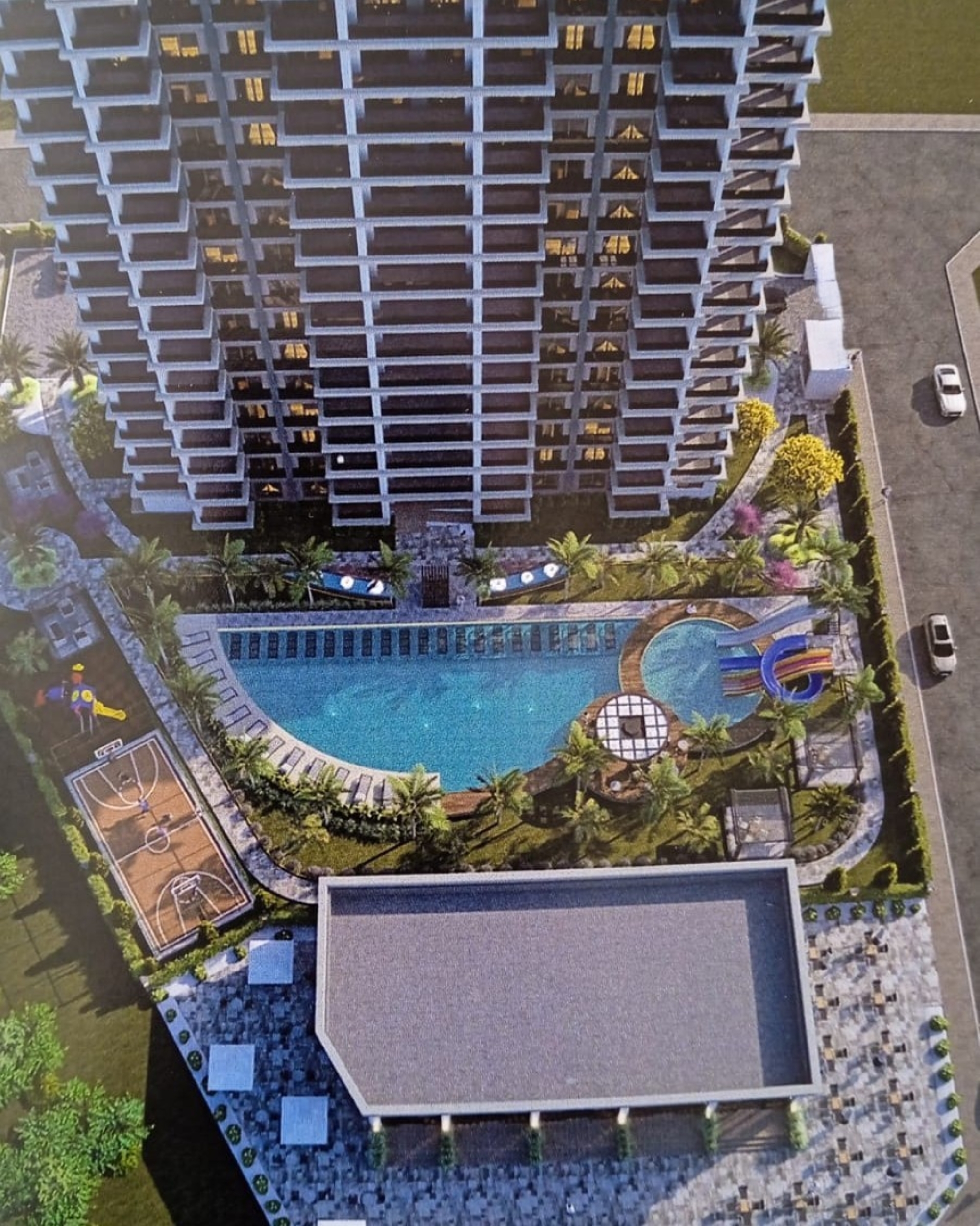 Luxury 1+1 Apartment with Sea and Mountain Views in Cesmeli, Mersin