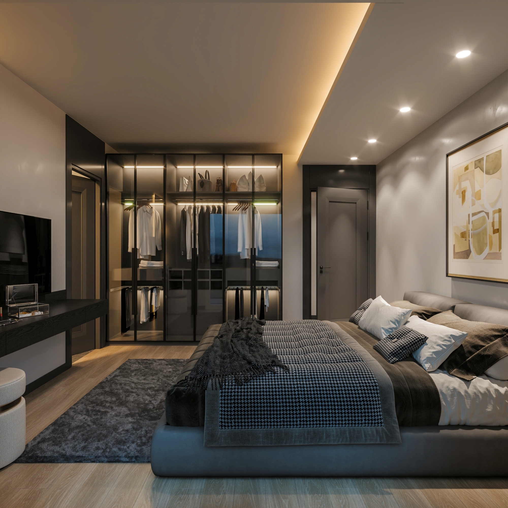 Luxury 1+1 Apartment with Sea and Mountain Views in Cesmeli, Mersin