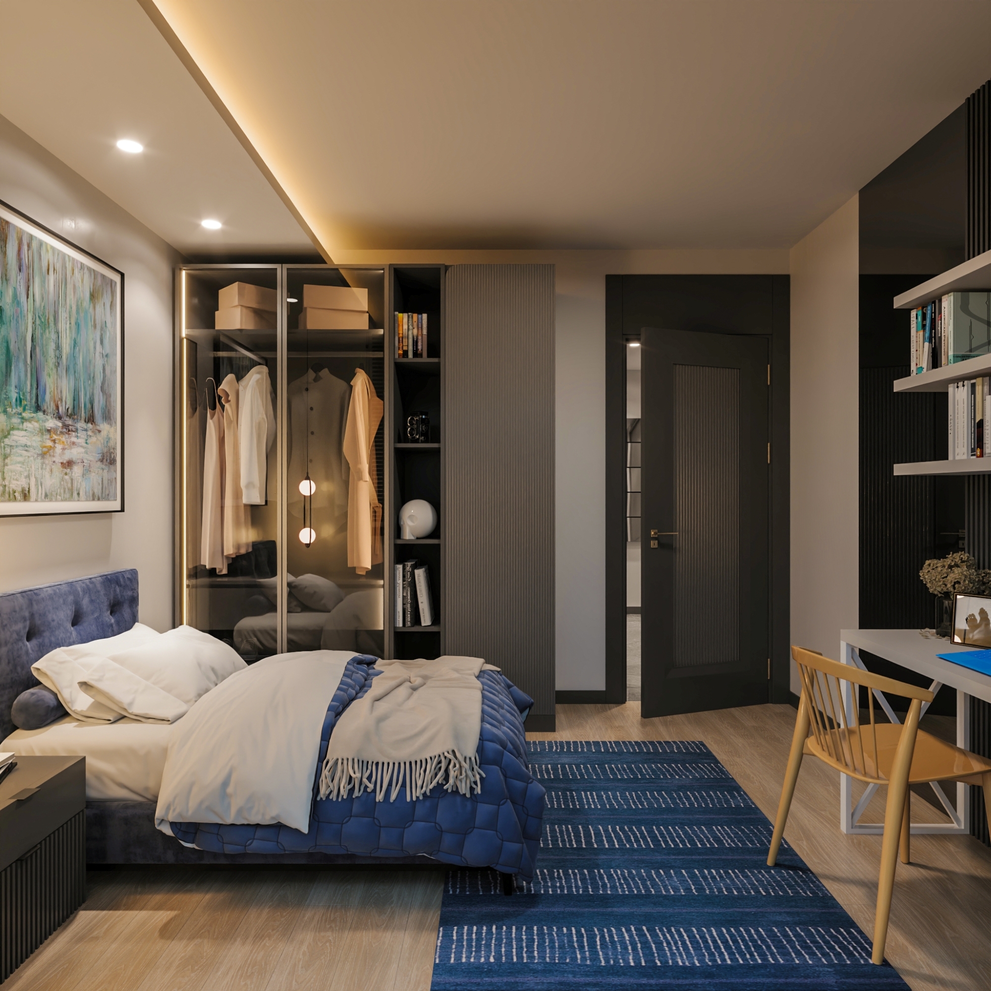 Luxury 1+1 Apartment with Sea and Mountain Views in Cesmeli, Mersin