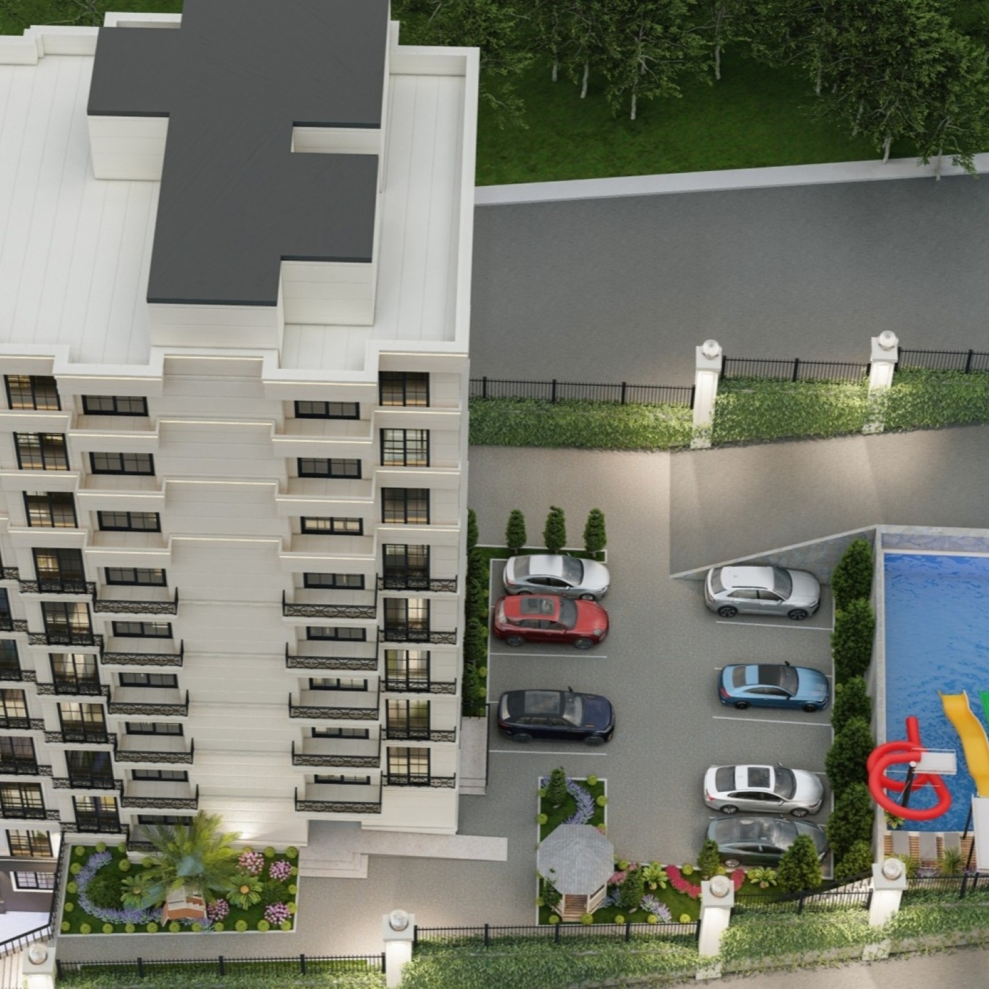 Luxury 1+1 Apartment with Sea and Mountain Views in Ayas, Mersin