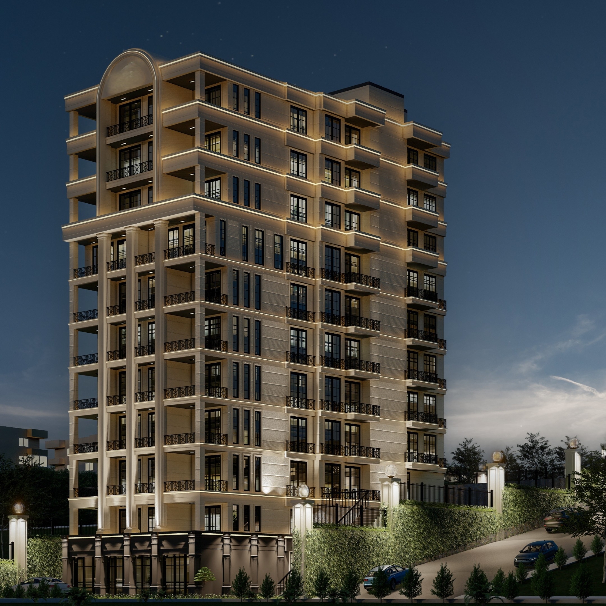Luxury 1+1 Apartment with Sea and Mountain Views in Ayas, Mersin