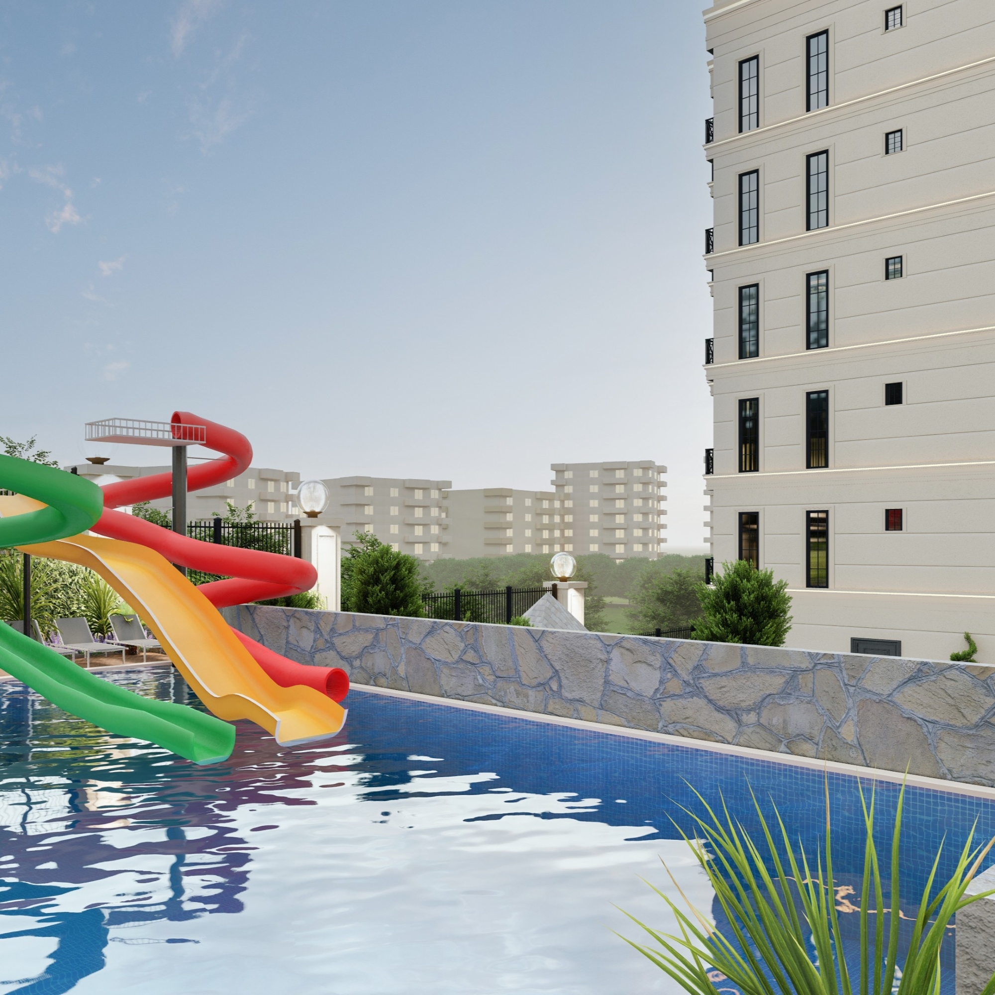 Luxury 1+1 Apartment with Sea and Mountain Views in Ayas, Mersin