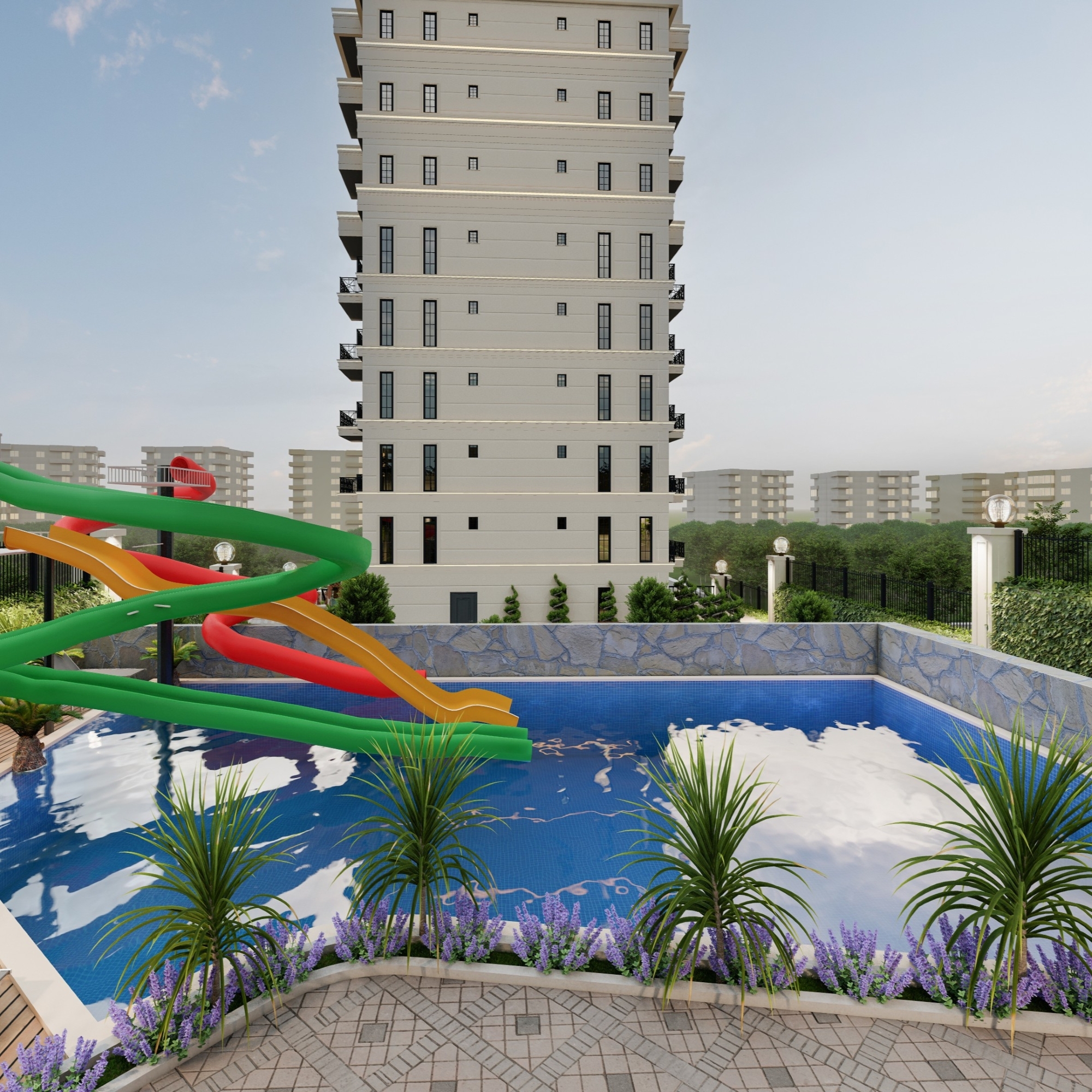 Luxury 1+1 Apartment with Sea and Mountain Views in Ayas, Mersin
