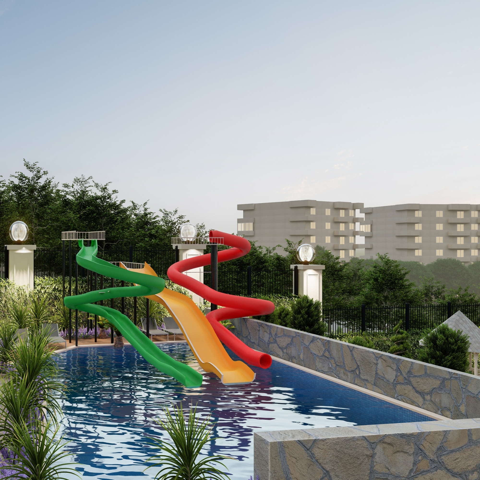 Luxury 1+1 Apartment with Sea and Mountain Views in Ayas, Mersin