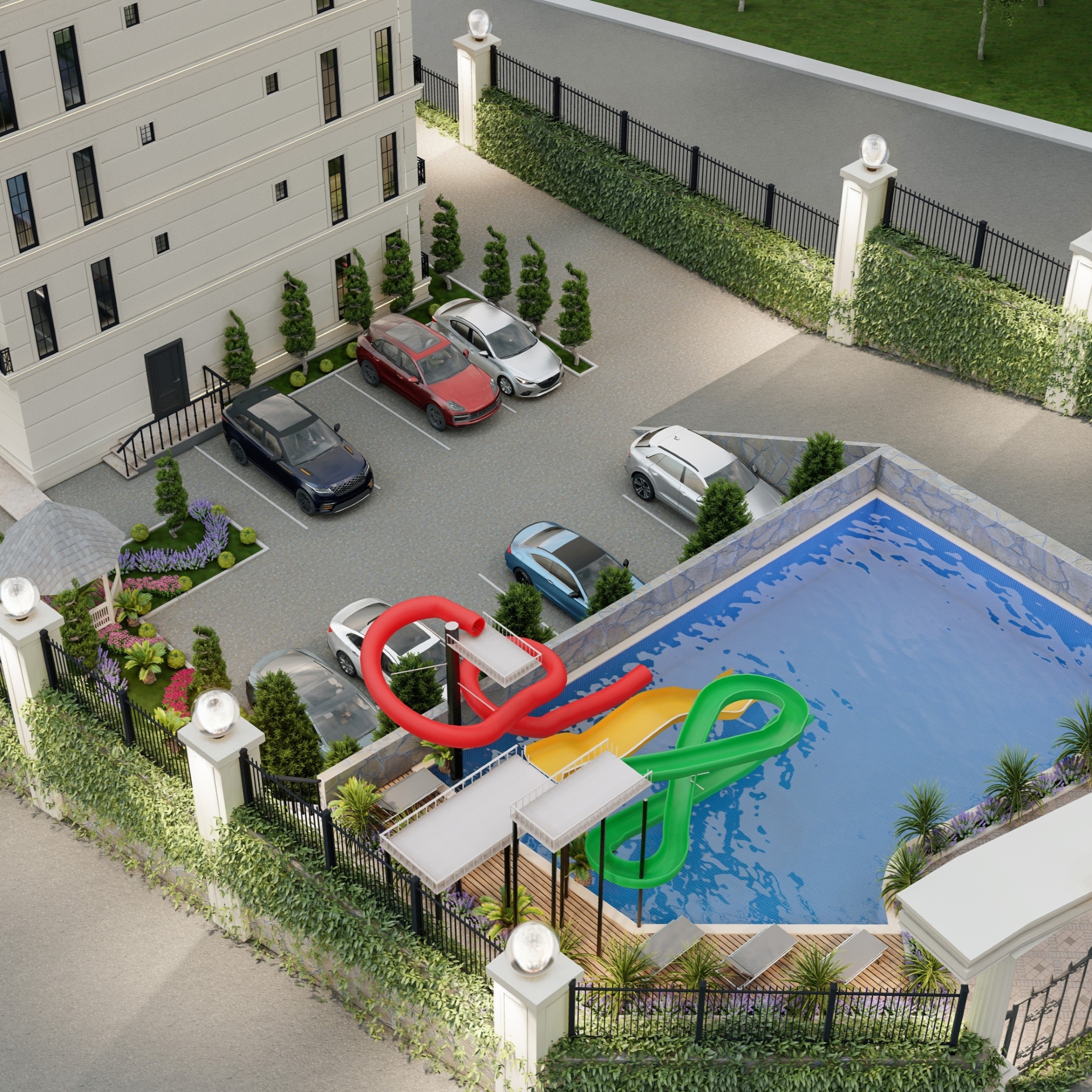Luxury 1+1 Apartment with Sea and Mountain Views in Ayas, Mersin