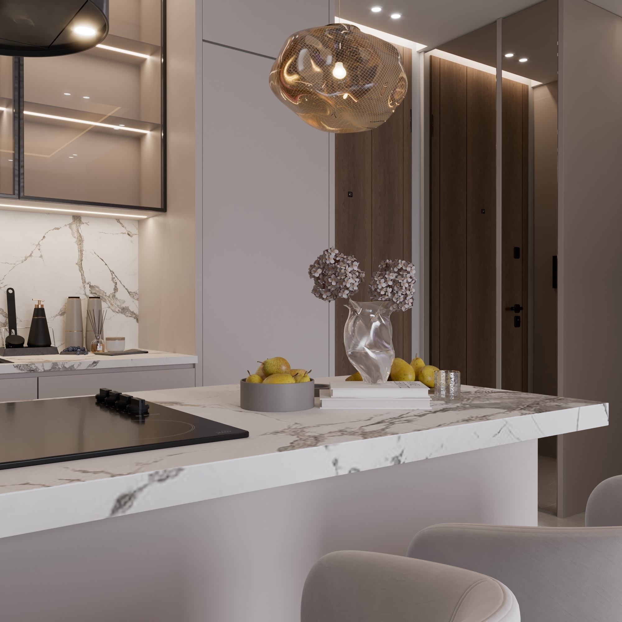 Luxury 1+1 Apartment with Sea and Mountain Views in Ayas, Mersin