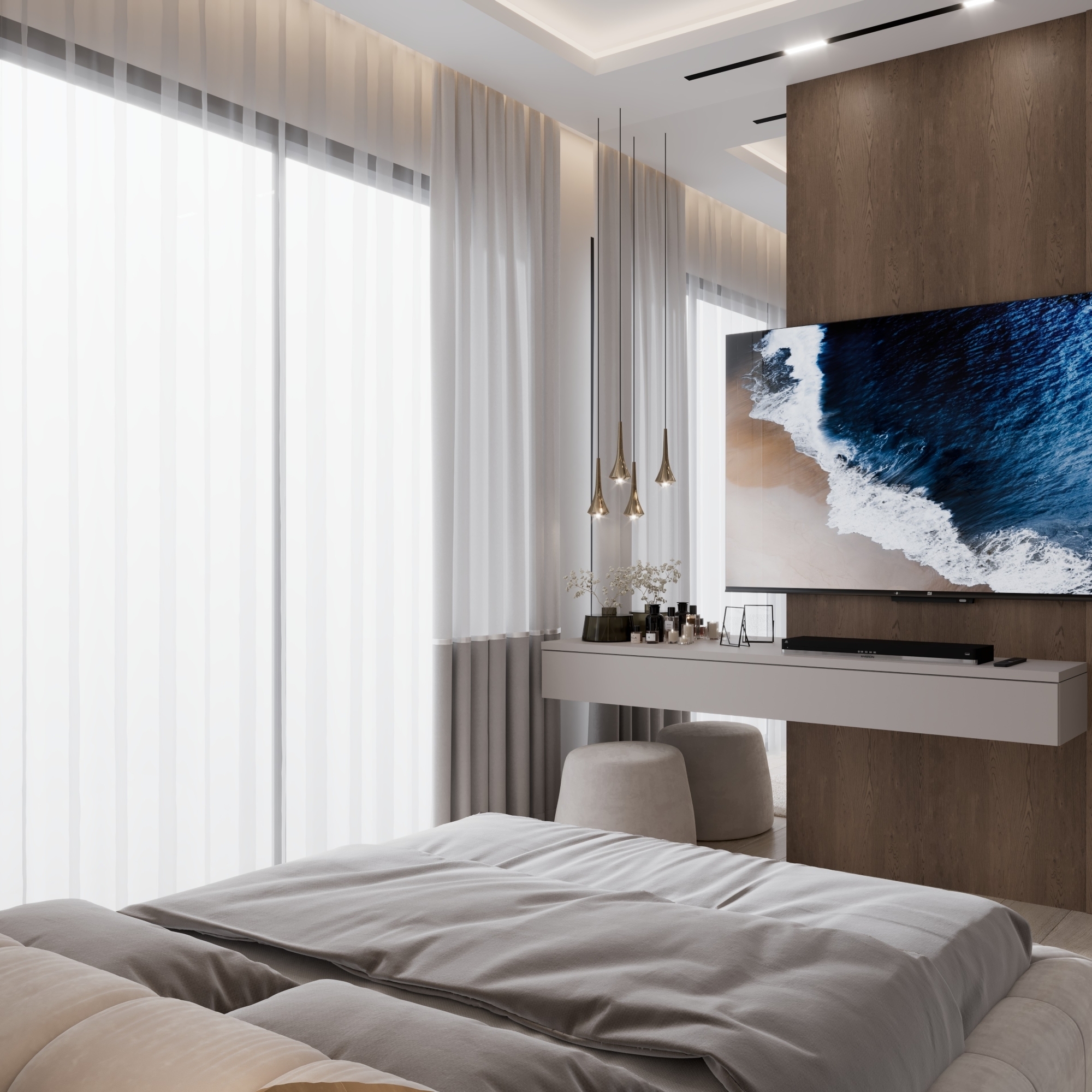 Luxury 1+1 Apartment with Sea and Mountain Views in Ayas, Mersin