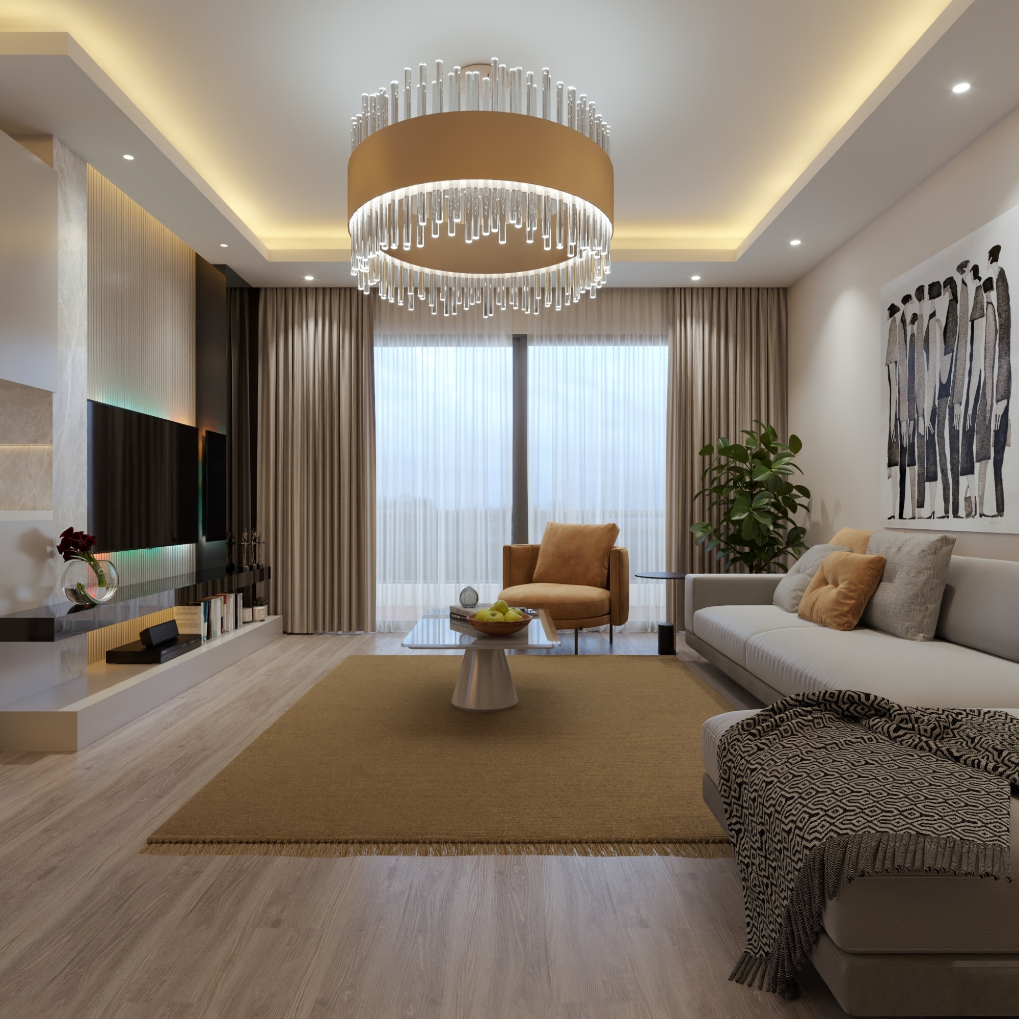 Stunning Mountain View 2+1 Apartment in Tomuk, Mersin