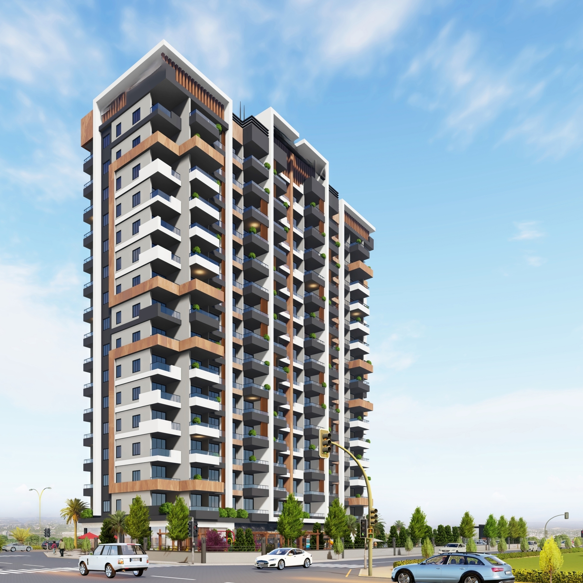 Luxury 2+1 Apartment with Pool in Mersin - arpacbahsis