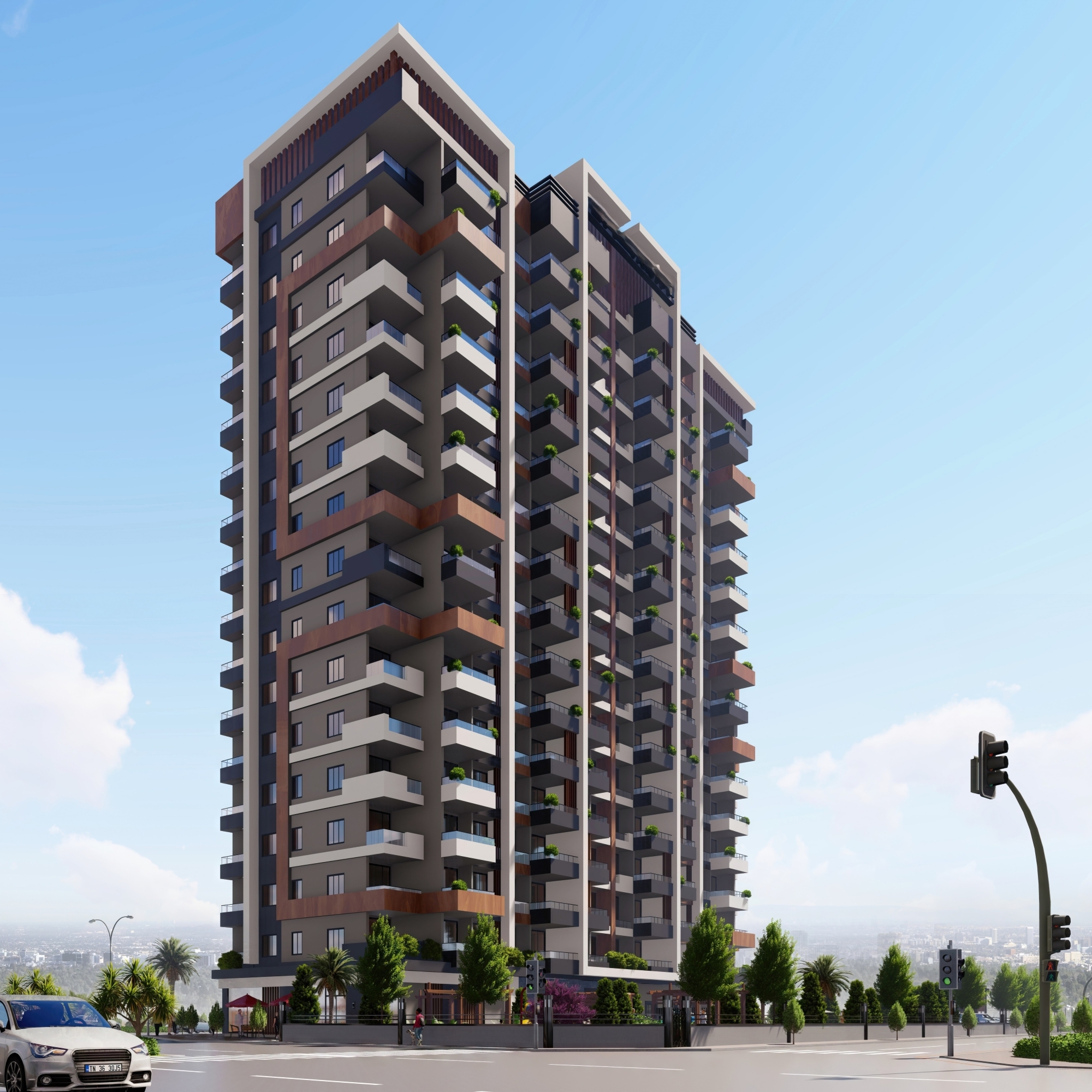 Luxury 2+1 Apartment with Pool in Mersin - arpacbahsis