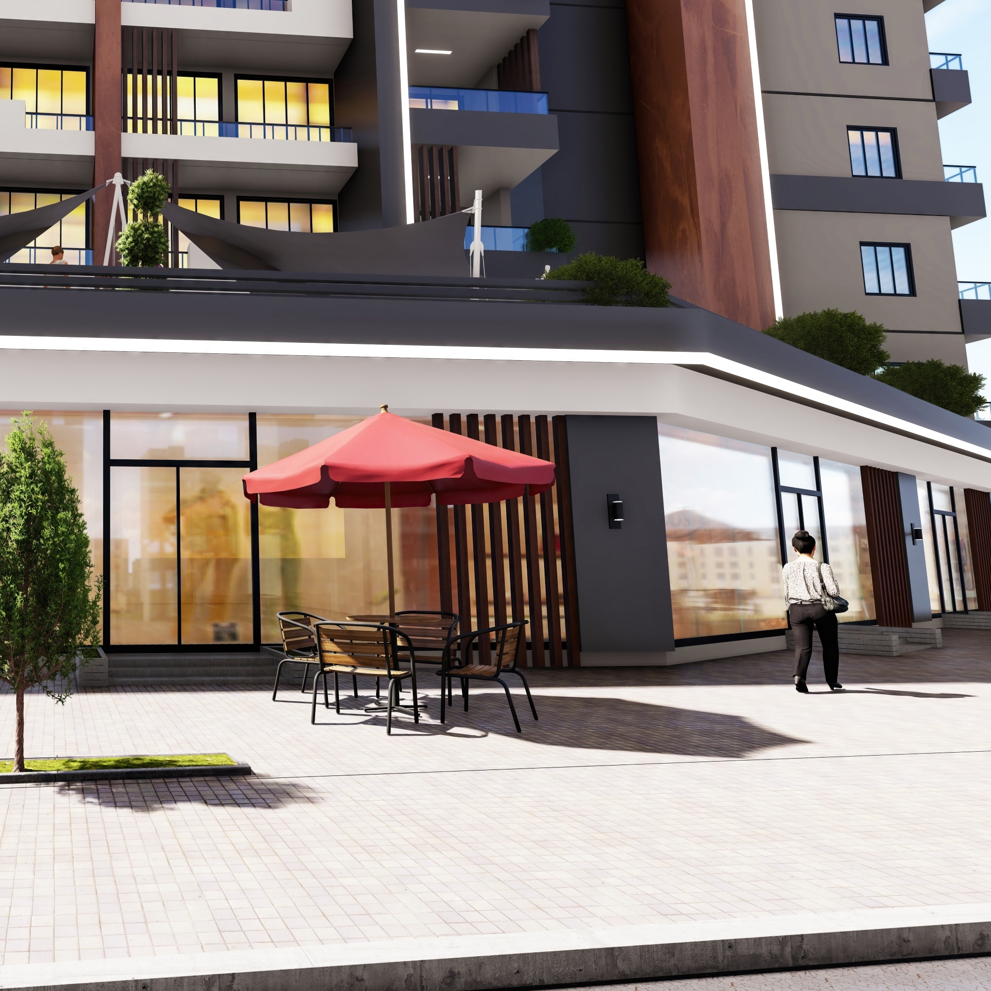 Luxury 2+1 Apartment with Pool in Mersin - arpacbahsis