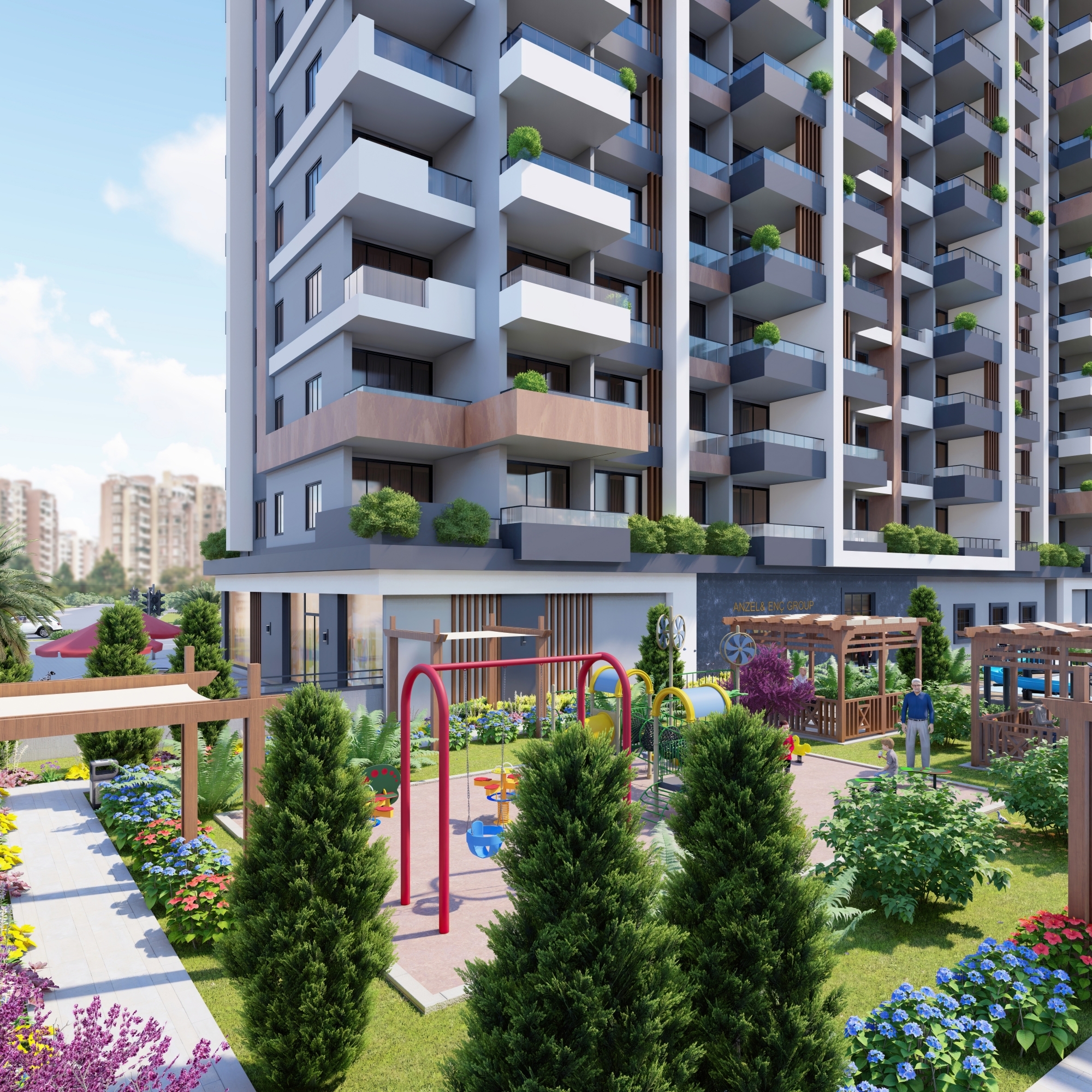 Luxury 2+1 Apartment with Pool in Mersin - arpacbahsis