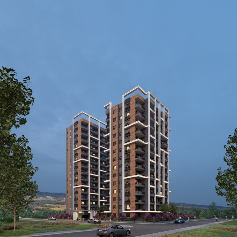 Mountain View 2+1 Apartment in Mersin - Tomuk