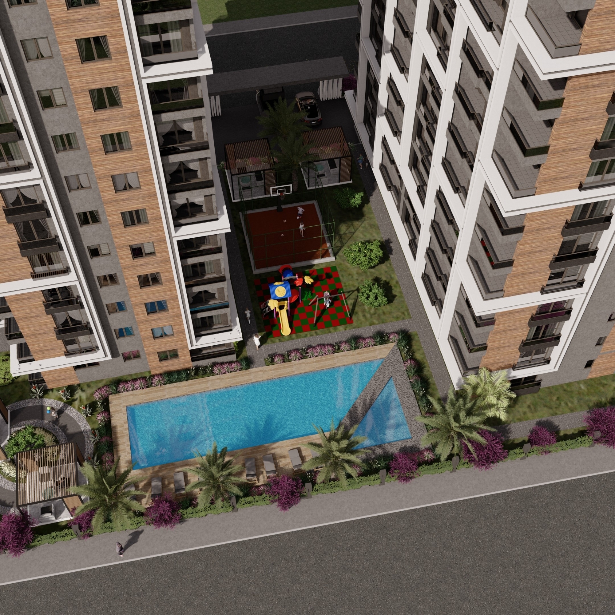 Mountain View 2+1 Apartment in Mersin - Tomuk