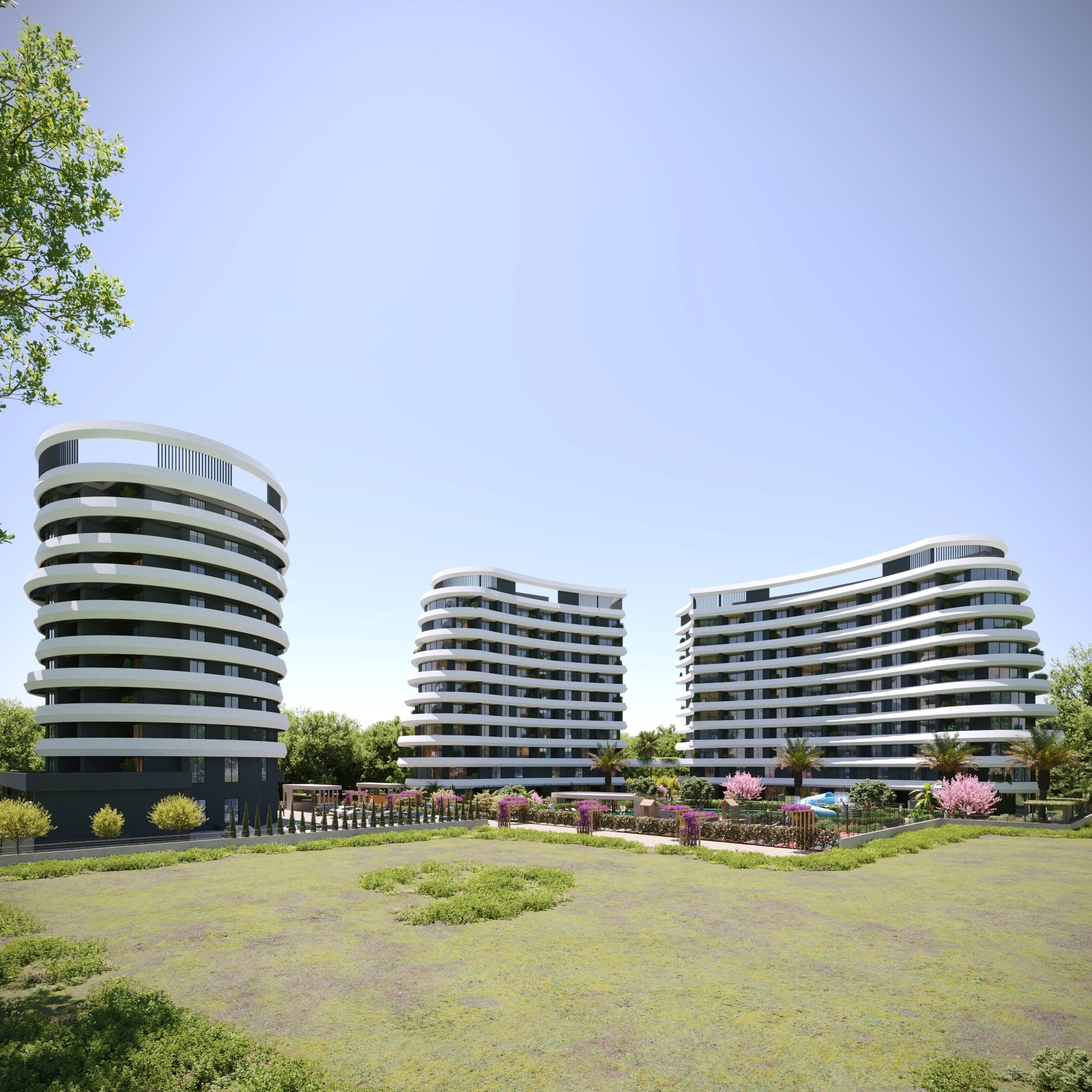 Luxurious 2+1 Apartment with Sea and Mountain Views, Mersin