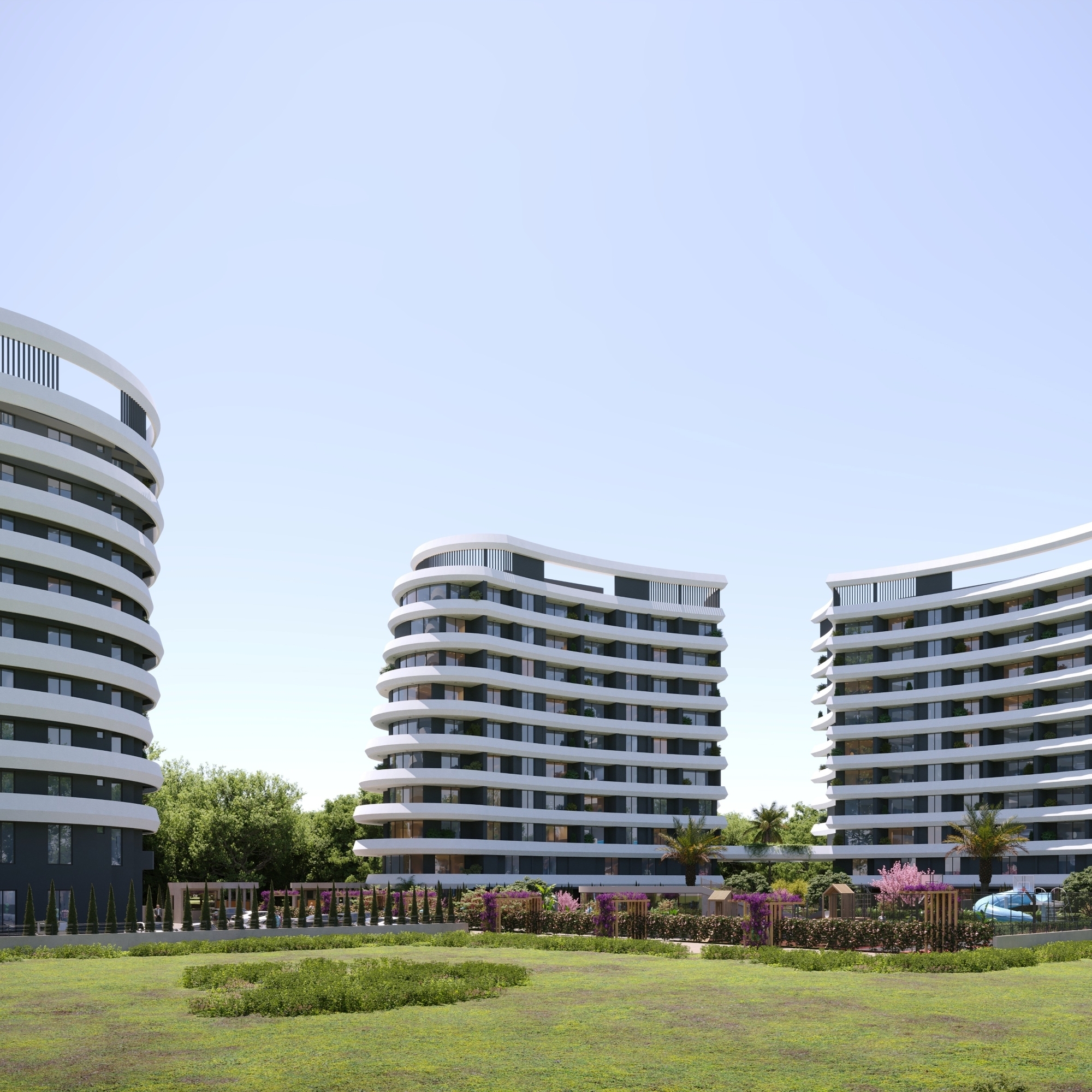 Luxurious 2+1 Apartment with Sea and Mountain Views, Mersin