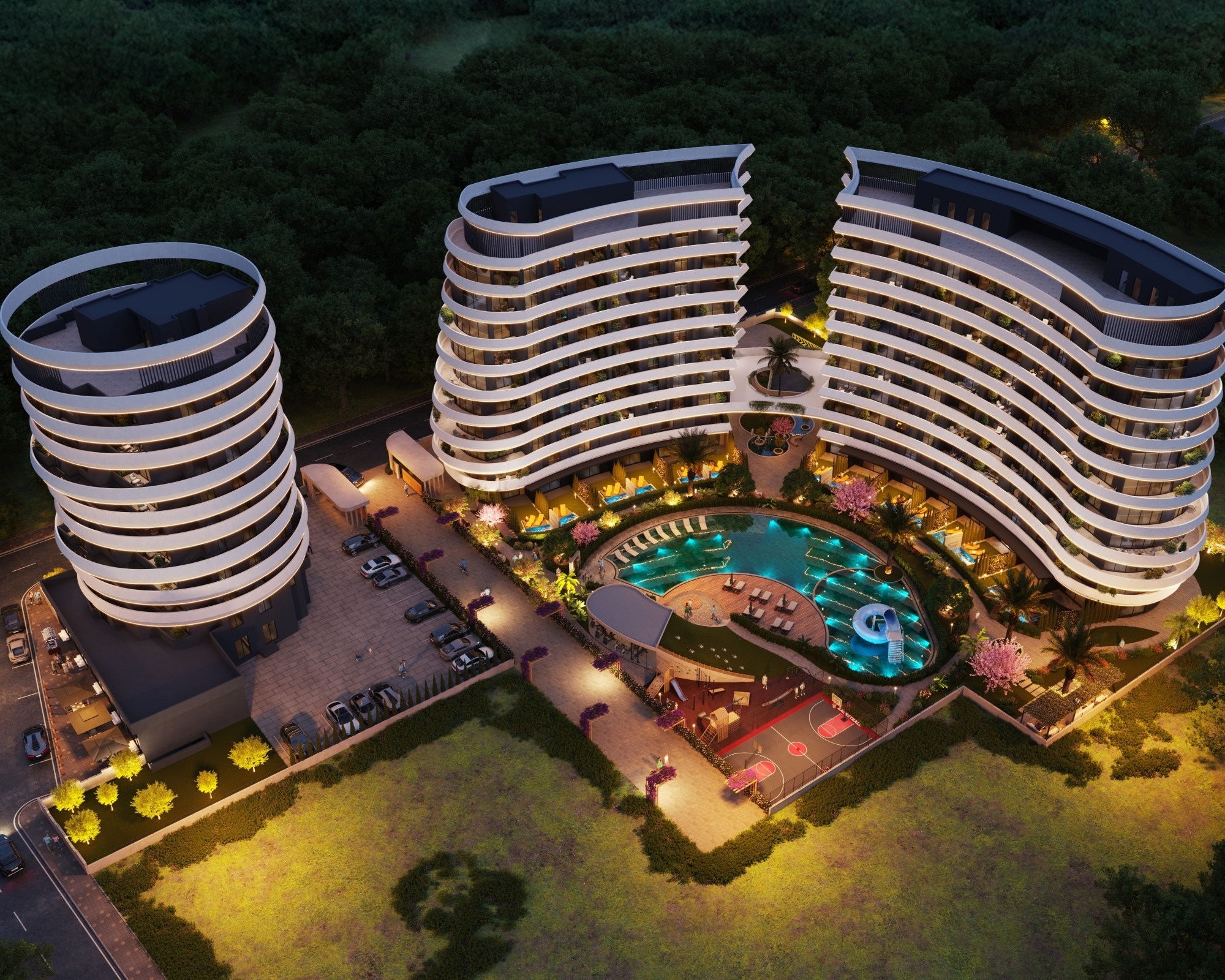 Luxurious 2+1 Apartment with Sea and Mountain Views, Mersin