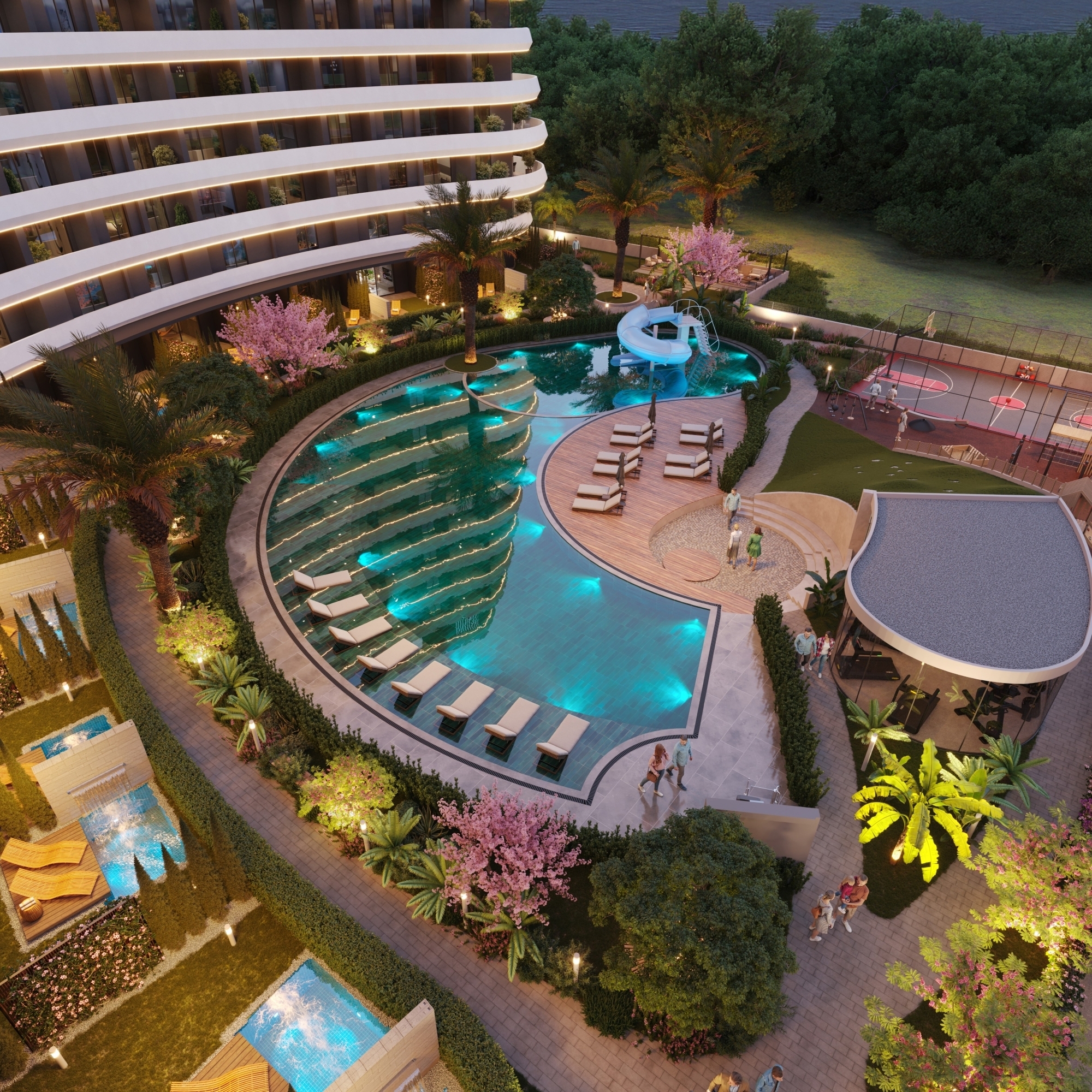 Luxurious 2+1 Apartment with Sea and Mountain Views, Mersin