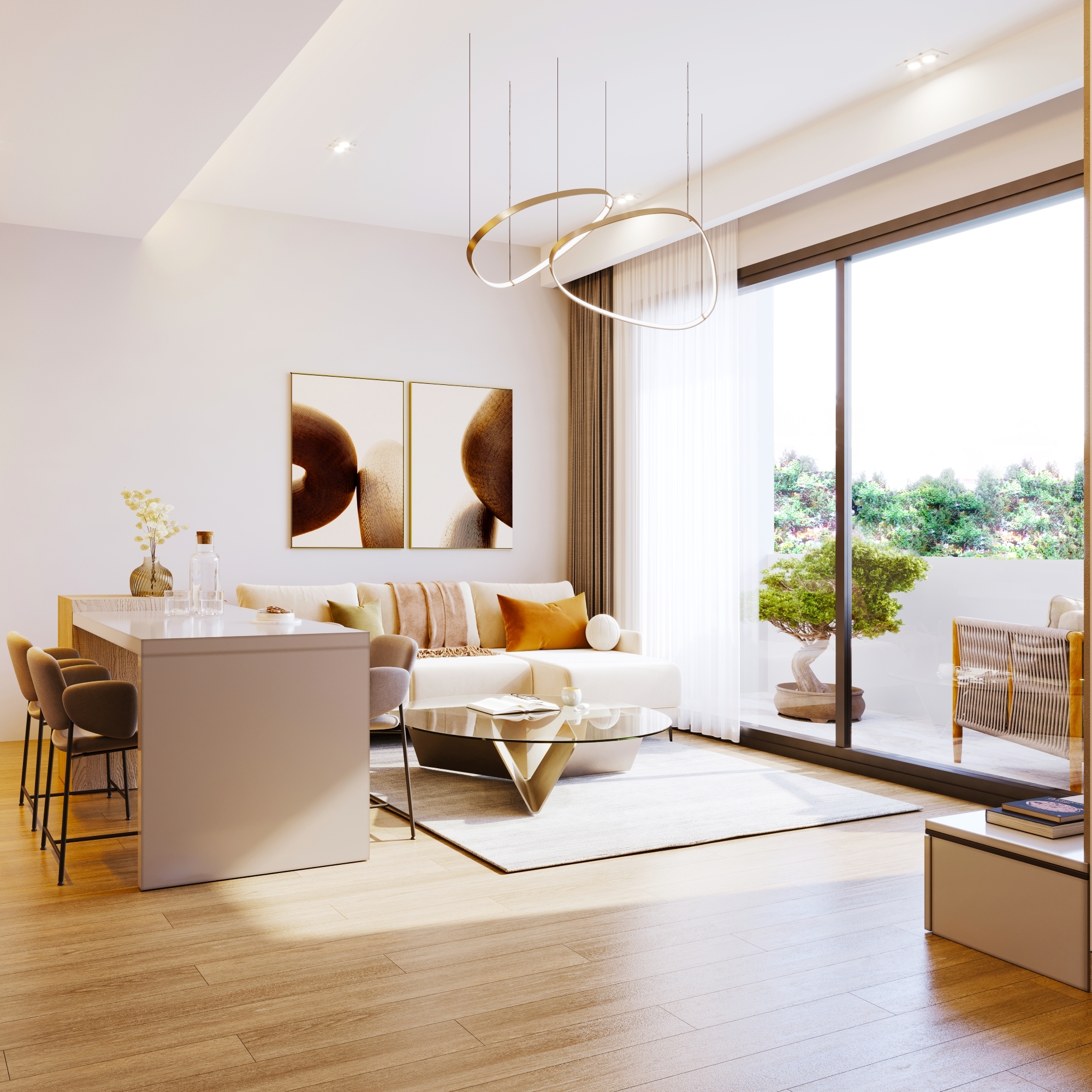 Luxurious 2+1 Apartment with Sea and Mountain Views, Mersin