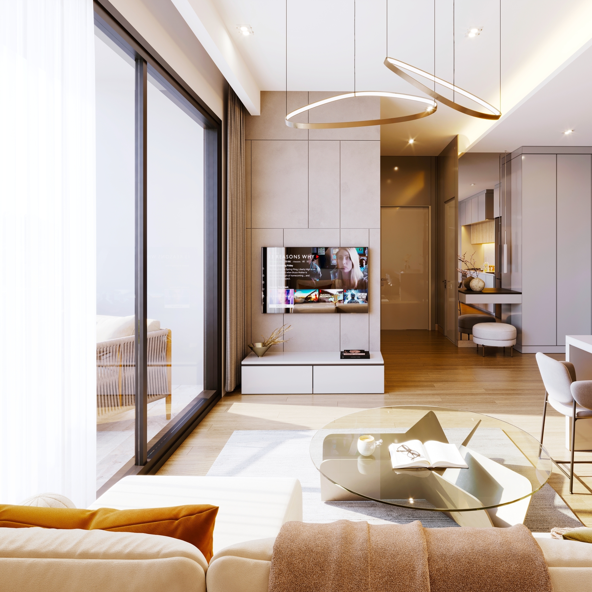 Luxurious 2+1 Apartment with Sea and Mountain Views, Mersin