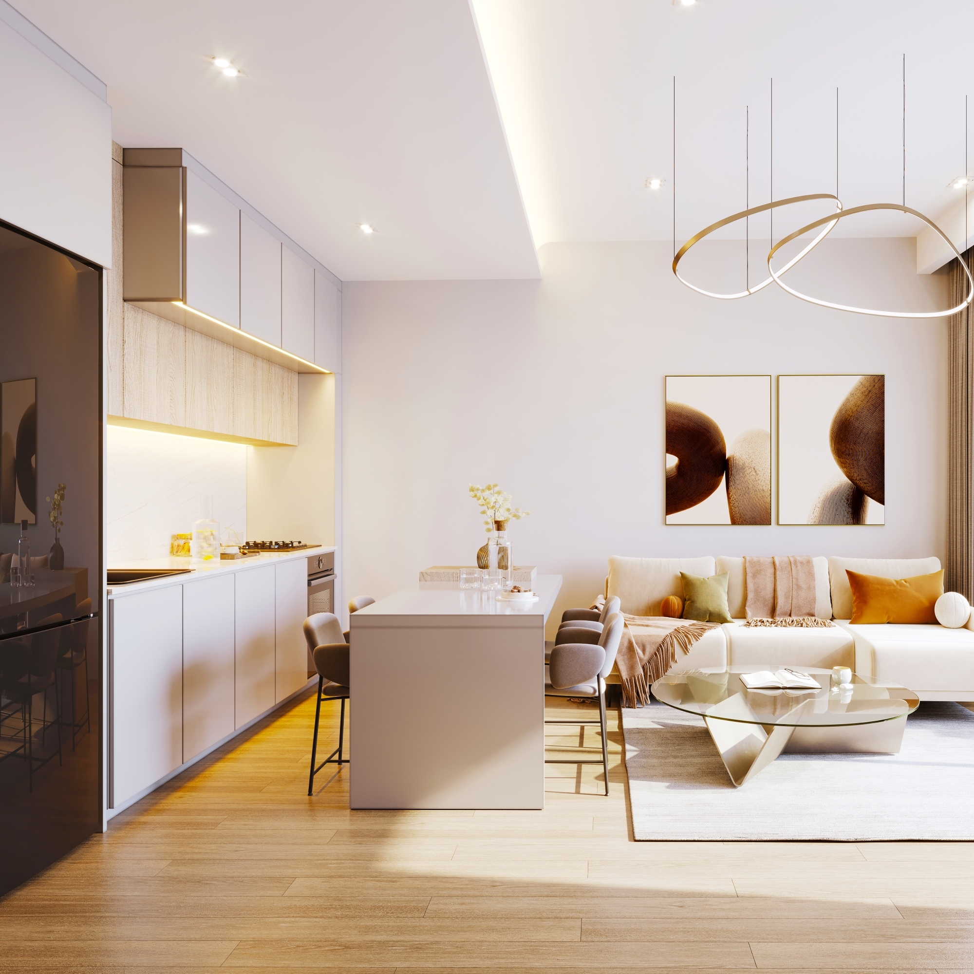 Luxurious 2+1 Apartment with Sea and Mountain Views, Mersin