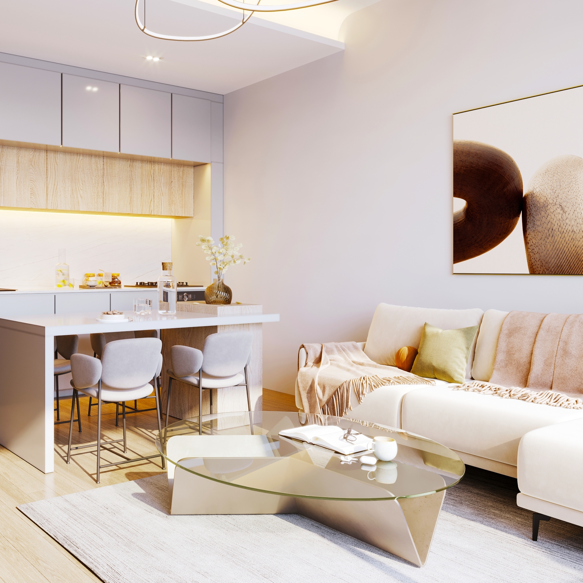 Luxurious 2+1 Apartment with Sea and Mountain Views, Mersin