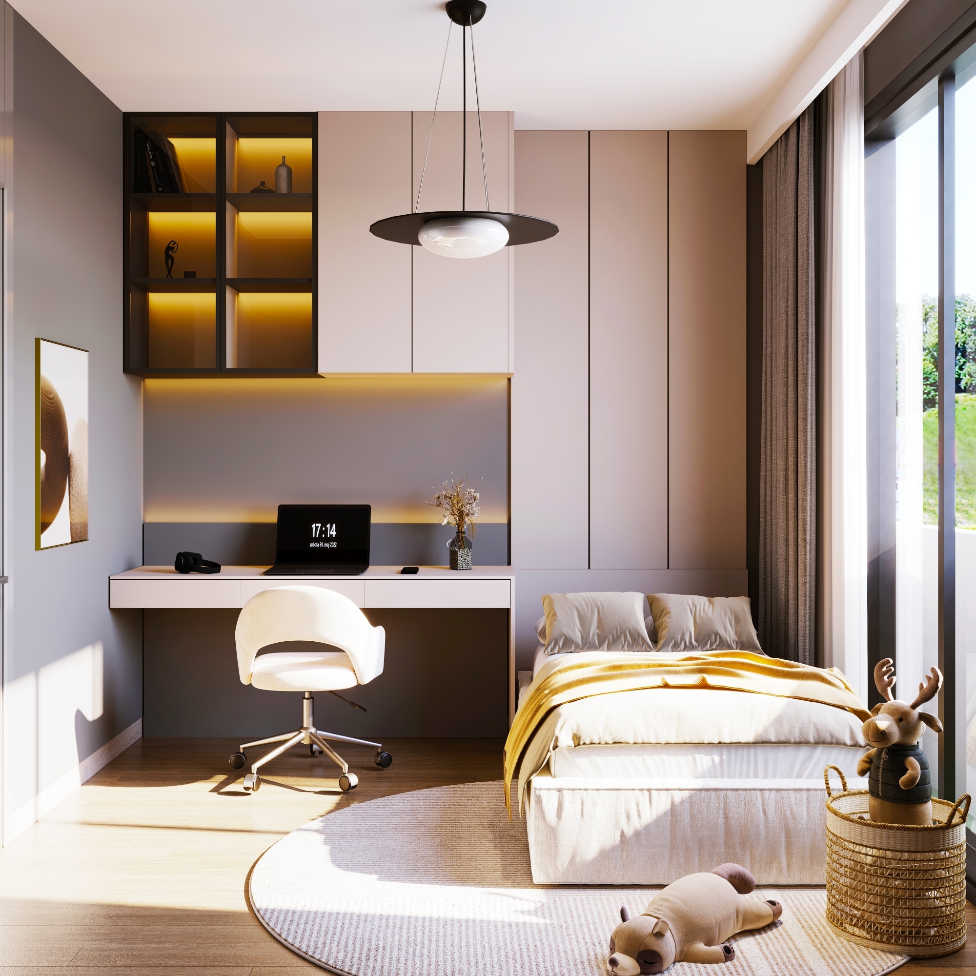 Luxurious 2+1 Apartment with Sea and Mountain Views, Mersin