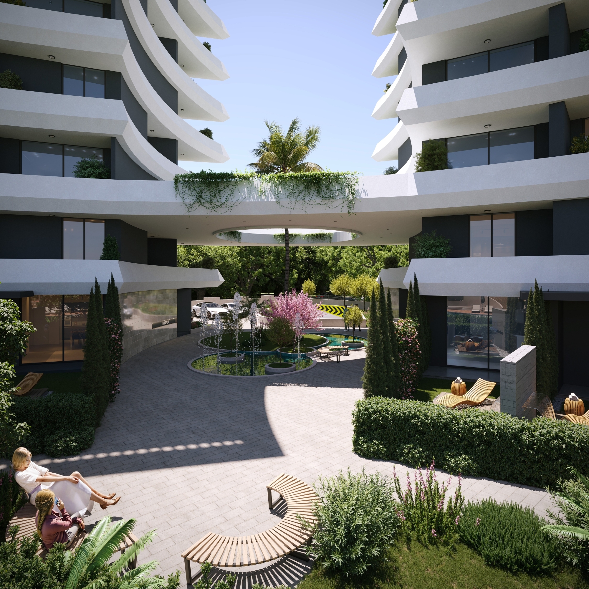 Luxuriöse 3+1 Wohnung mit Meerblick und Bergblick in Mersin