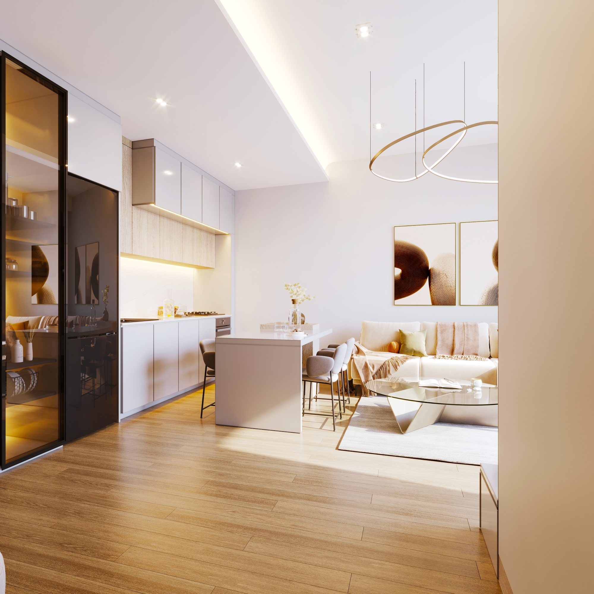 Luxuriöse 3+1 Wohnung mit Meerblick und Bergblick in Mersin