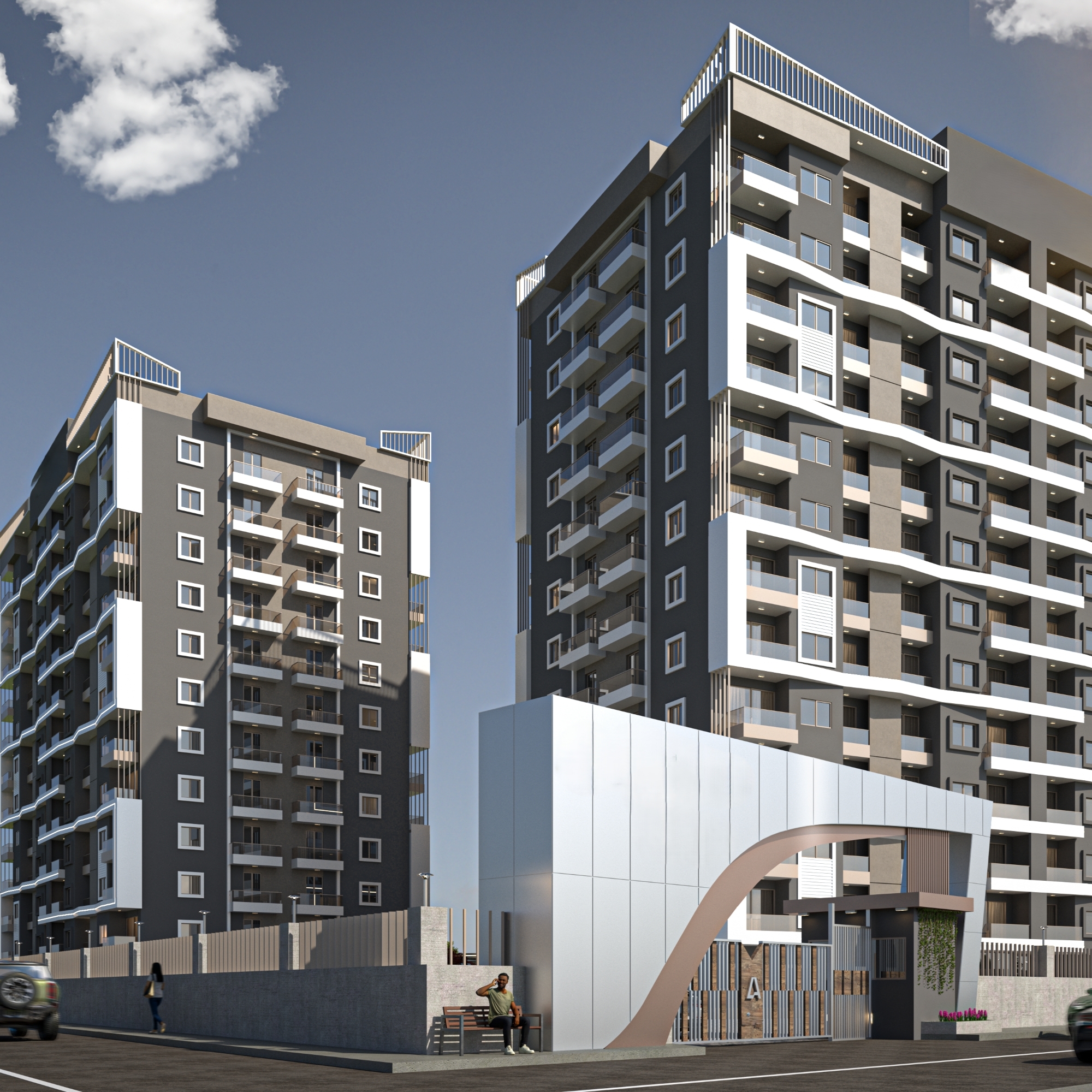 Mountain View 1+1 Apartment in Mezitli, Mersin